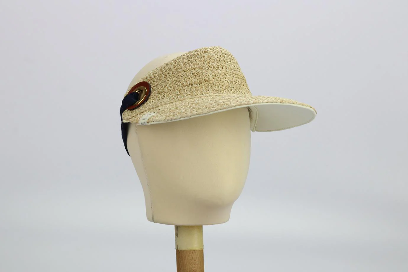 CHLOÉ + MADE51 STRAW VISOR ONE SIZE - Image 2