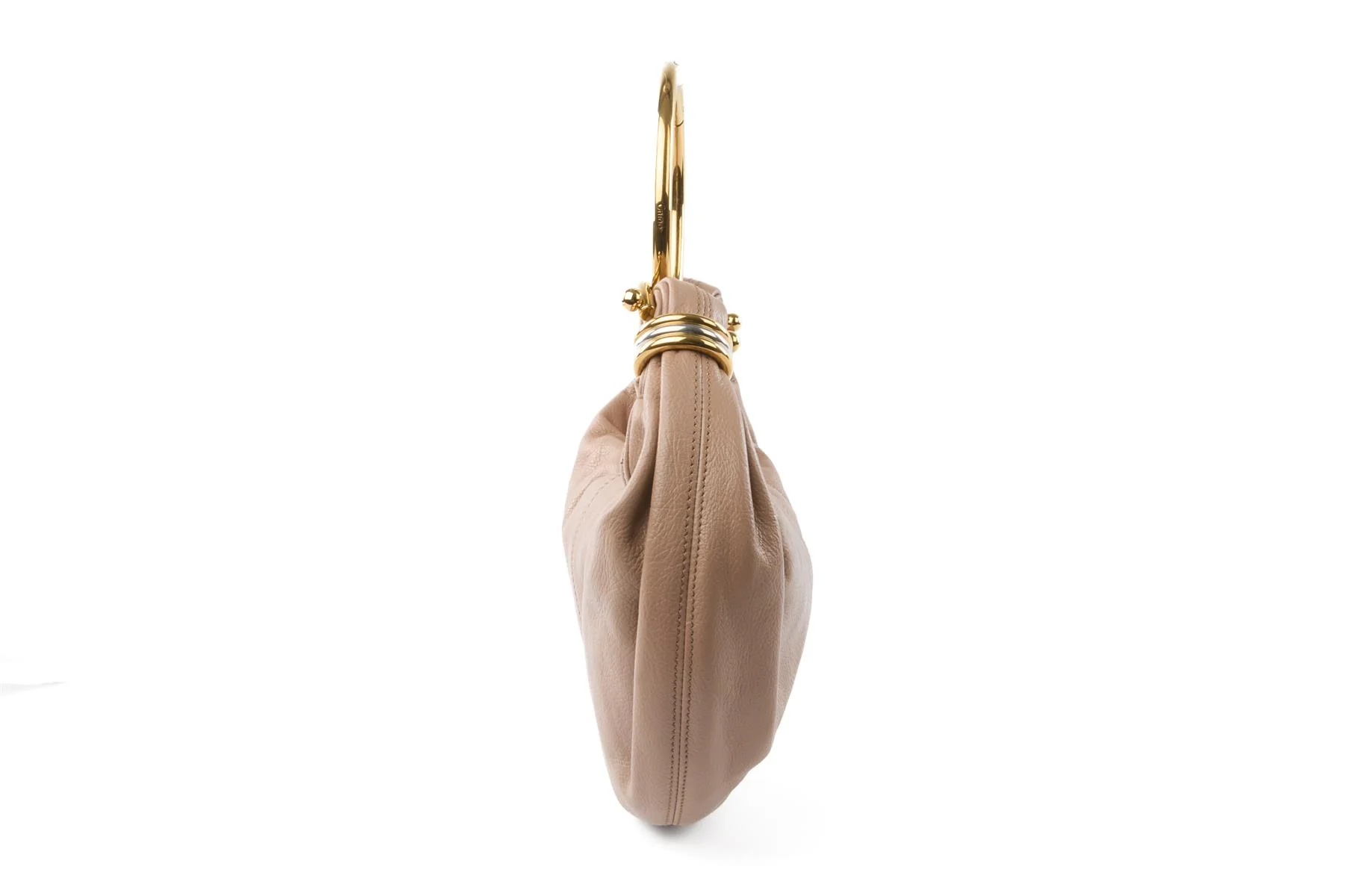 CHLOÉ NUDE BRACELET LEATHER SHOULDER BAG - Image 4