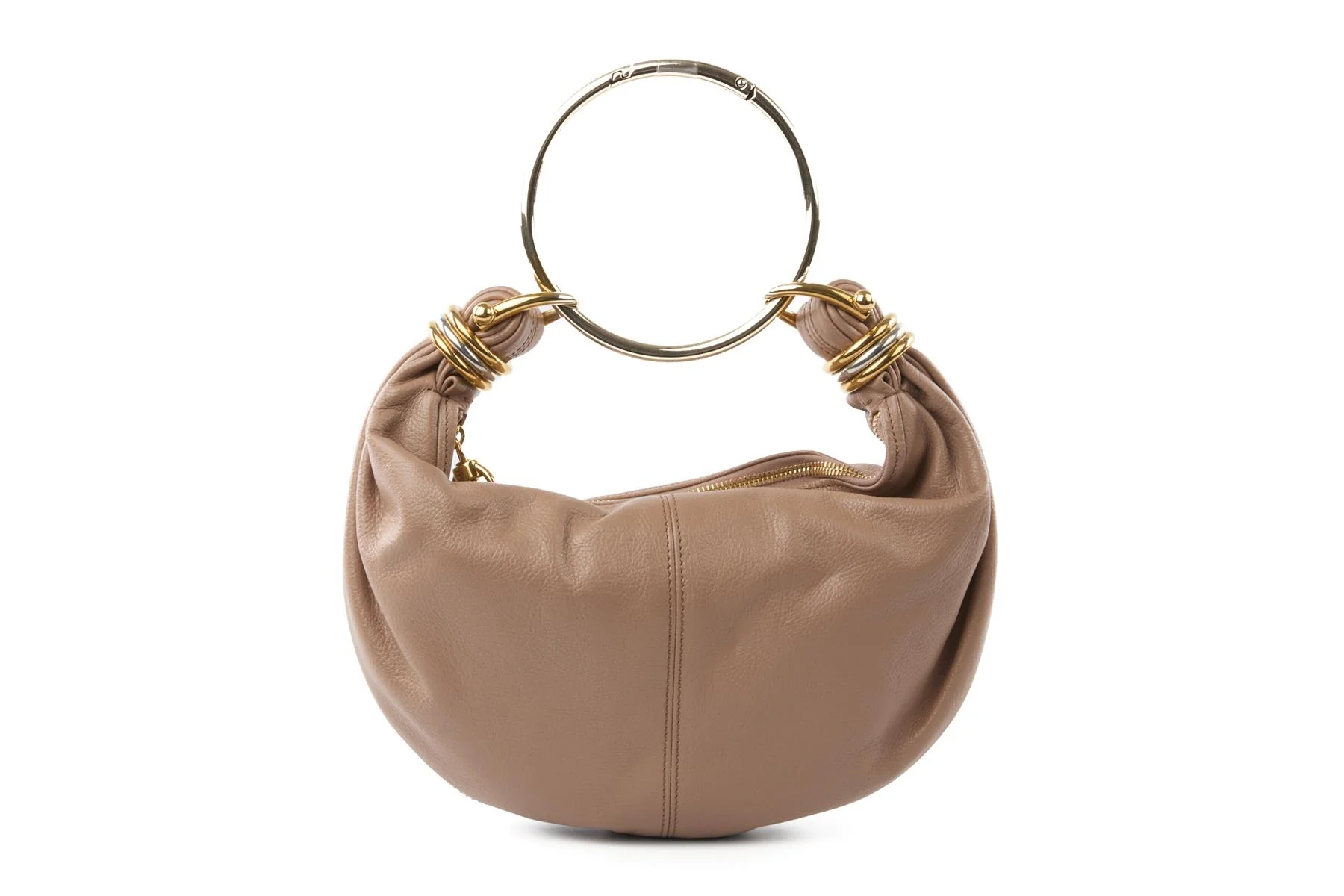 CHLOÉ NUDE BRACELET LEATHER SHOULDER BAG - Image 6