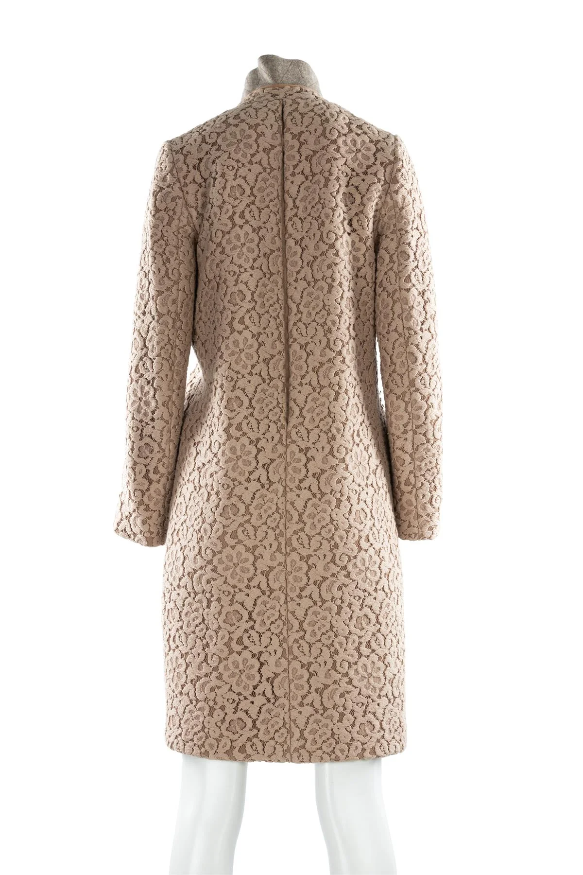 CHLOÉ PINK WOOL COAT FR 34 UK 6 - Image 4