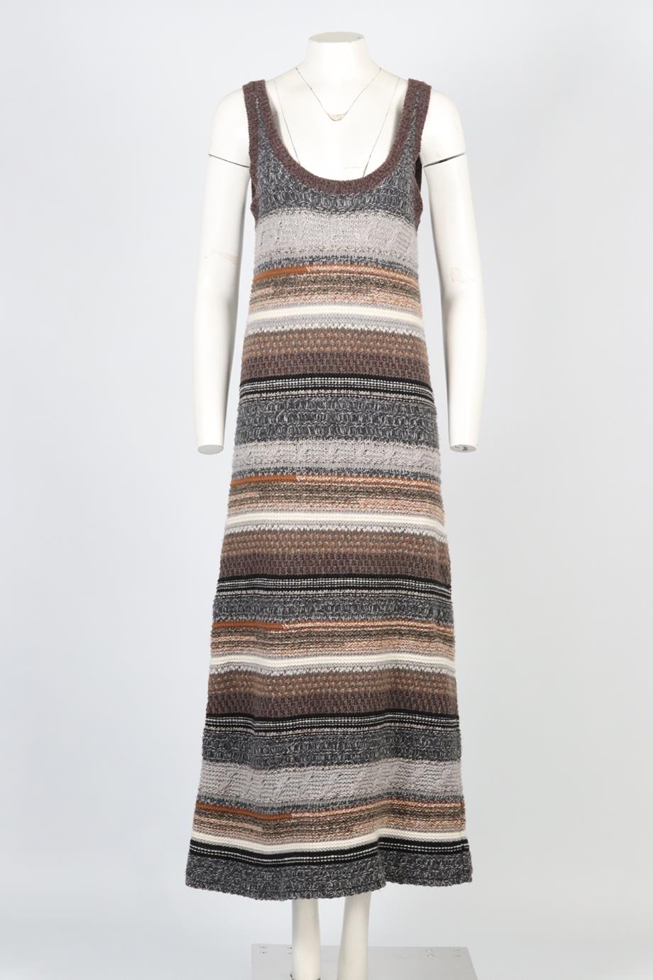 CHLOÉ WOOL AND CASHMERE BLEND MAXI DRESS MEDIUM - Image 2
