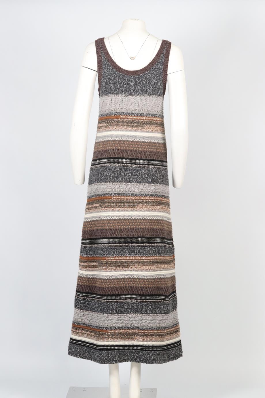 CHLOÉ WOOL AND CASHMERE BLEND MAXI DRESS MEDIUM - Image 4