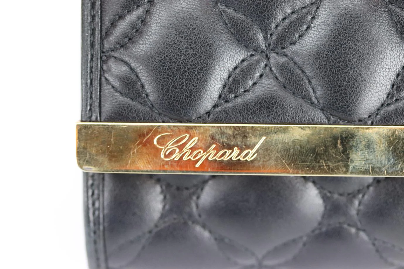 CHOPARD IMPERIAL QUILTED LEATHER CLUTCH - Image 7