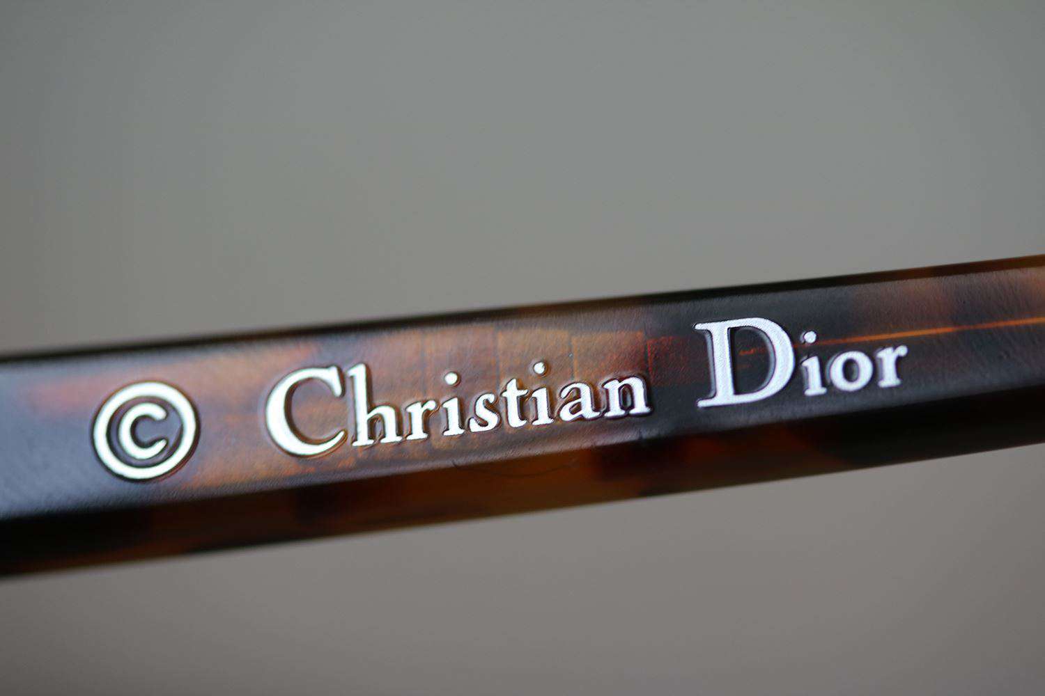 CHRISTIAN DIOR ABSTRACT D-FRAME HAVANA SUNGLASSES - Image 8