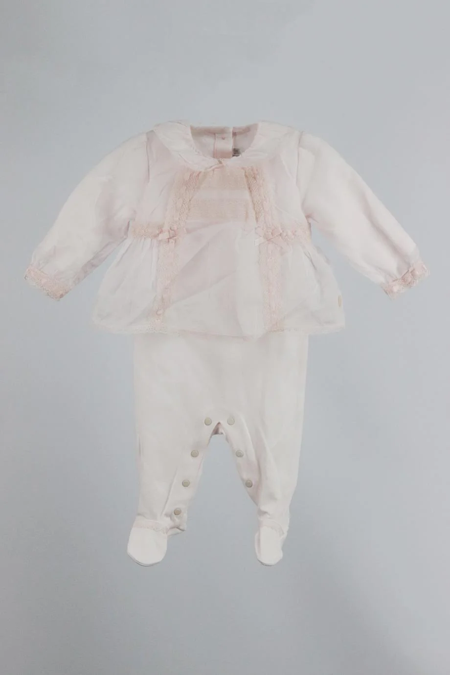 CHRISTIAN DIOR BABY GIRLS COTTON BABYGROW 3 MONTHS - Image 2