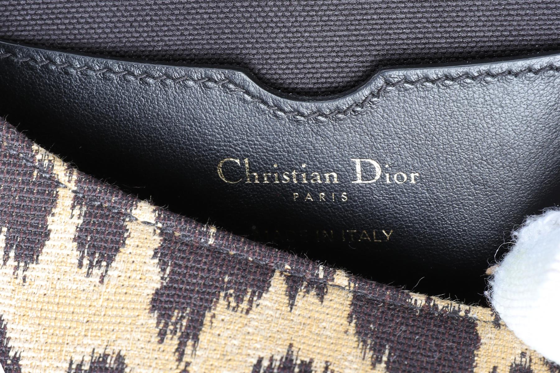 CHRISTIAN DIOR BLACK 2022 BOBBY MEDIUM CANVAS SHOULDER BAG - Image 10