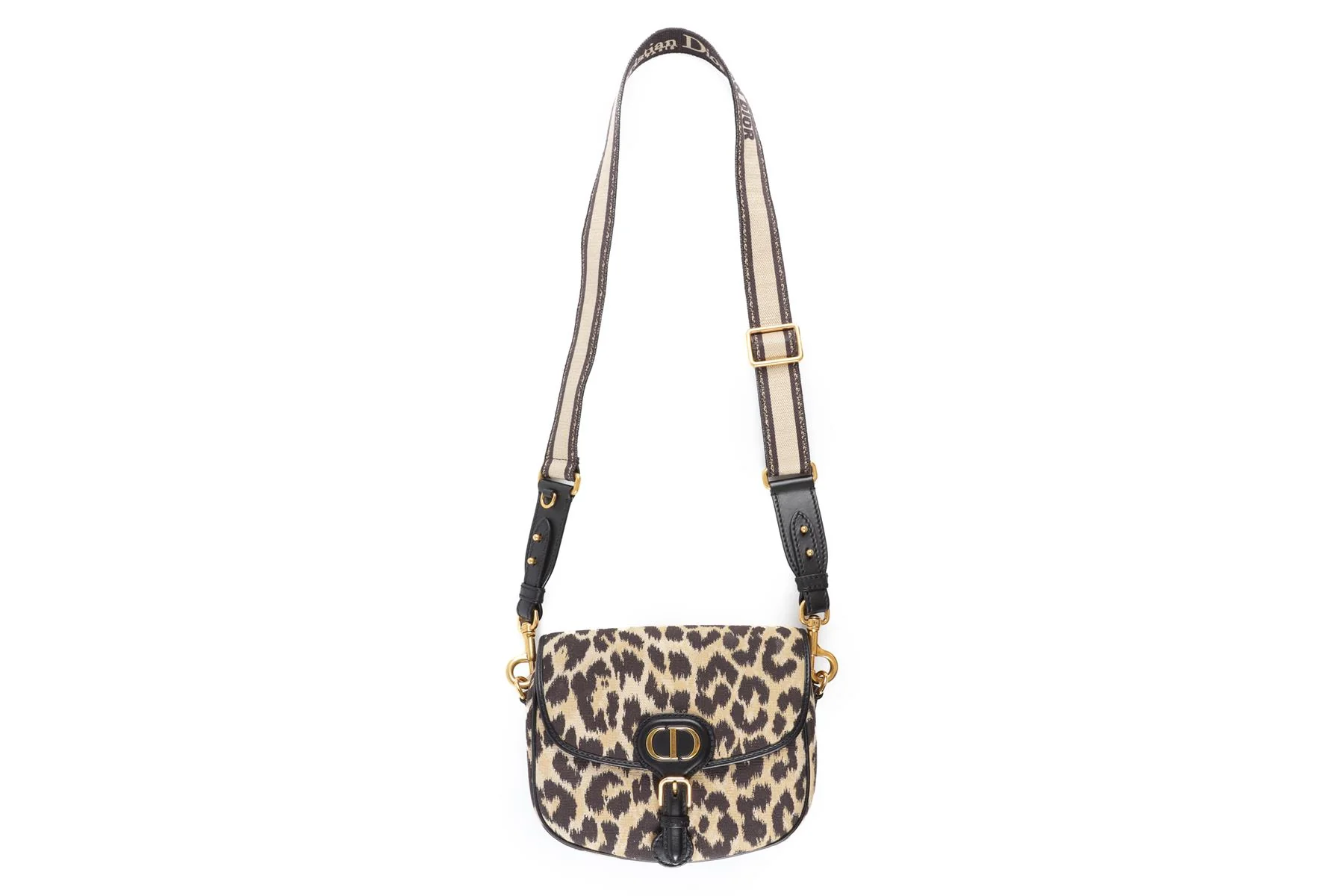 CHRISTIAN DIOR BLACK 2022 BOBBY MEDIUM CANVAS SHOULDER BAG - Image 3