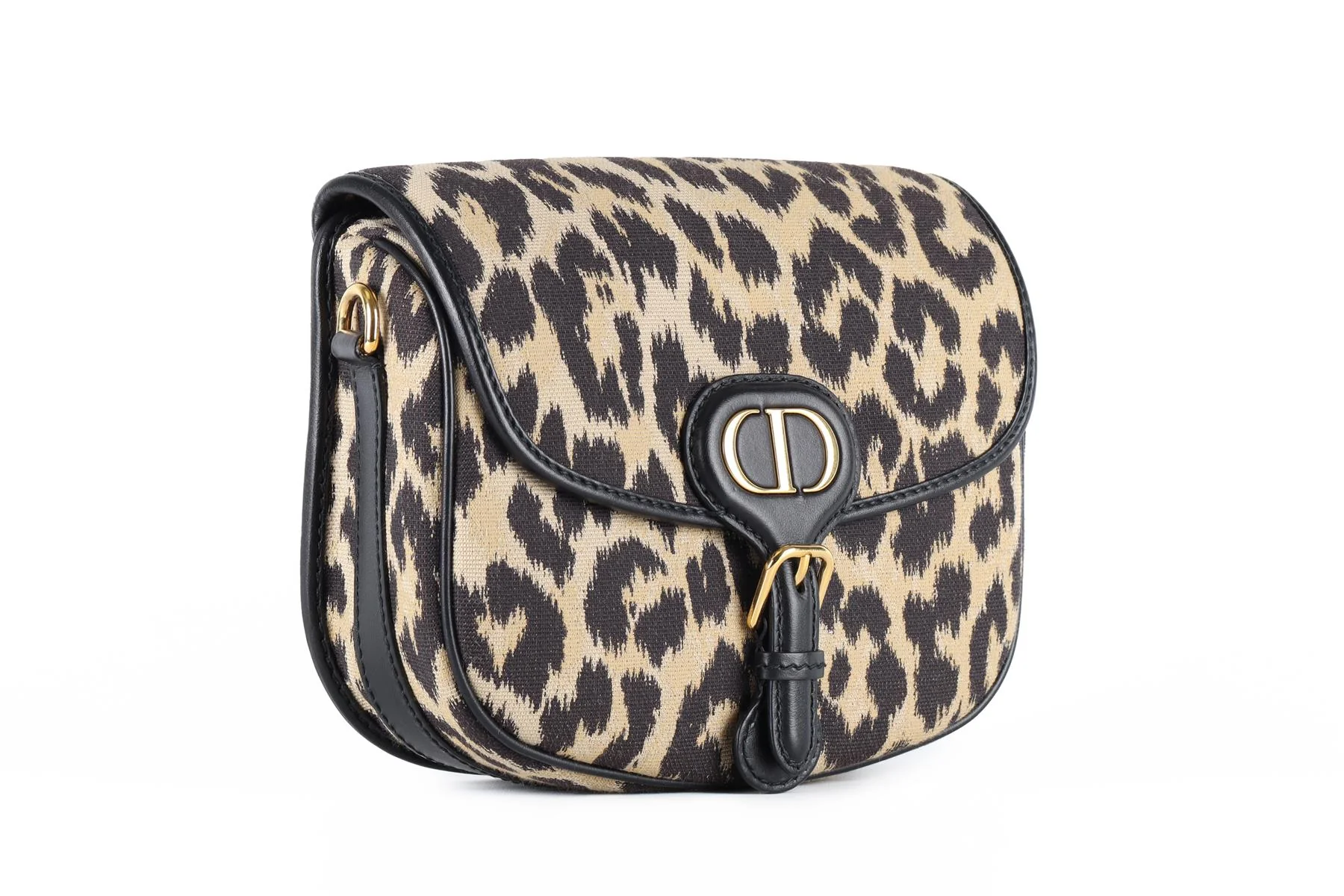 CHRISTIAN DIOR BLACK 2022 BOBBY MEDIUM CANVAS SHOULDER BAG - Image 4