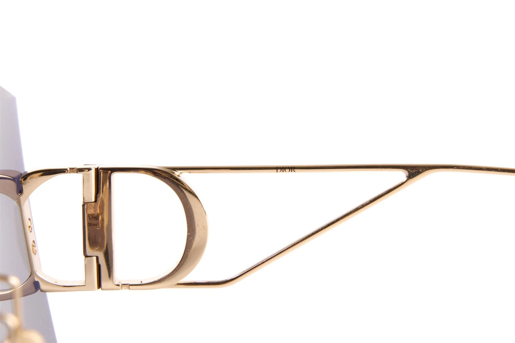 CHRISTIAN DIOR BLACK 30MONTAIGNE SQUARE FRAME SUNGLASSES - Image 6