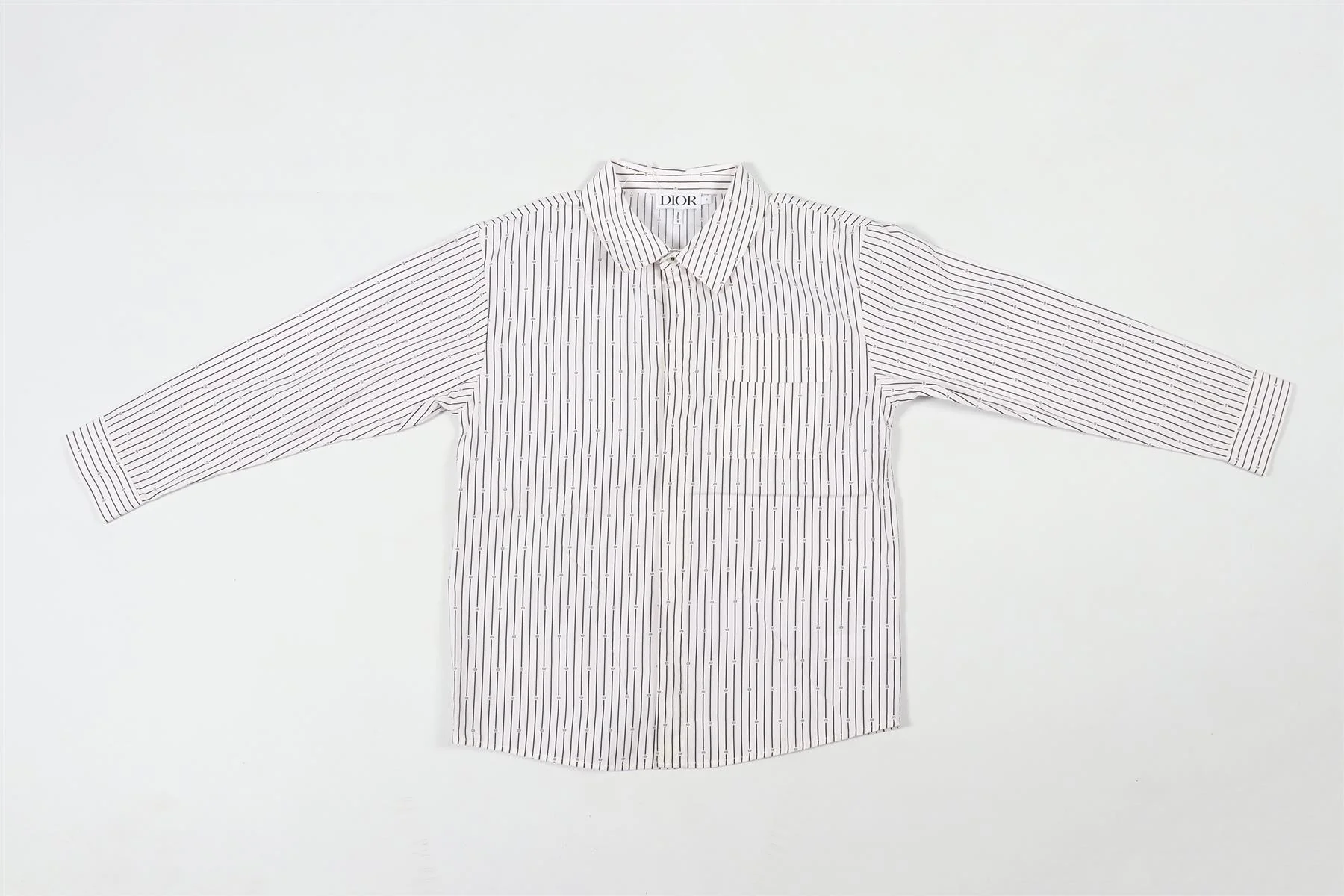 CHRISTIAN DIOR BLACK AND WHITE KIDS BOYS COTTON SHIRT 8 YEARS - Image 2