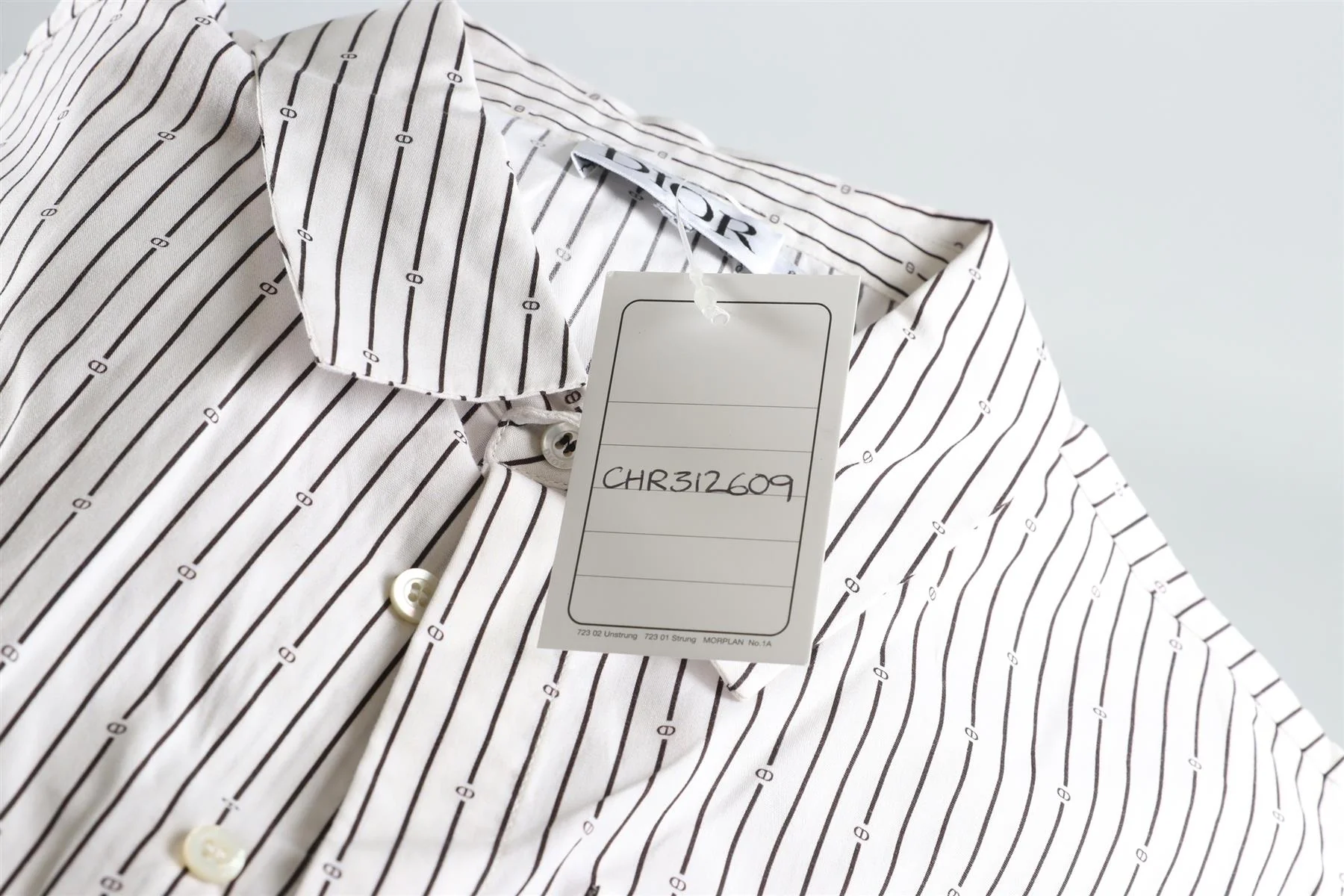 CHRISTIAN DIOR BLACK AND WHITE KIDS BOYS COTTON SHIRT 8 YEARS - Image 6
