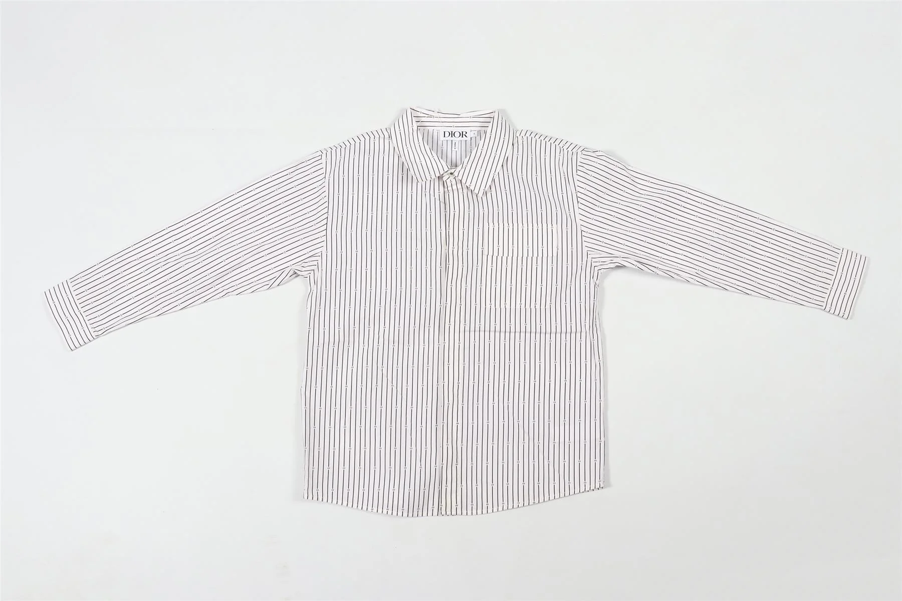 CHRISTIAN DIOR BLACK AND WHITE KIDS BOYS COTTON SHIRT 8 YEARS - Image 2