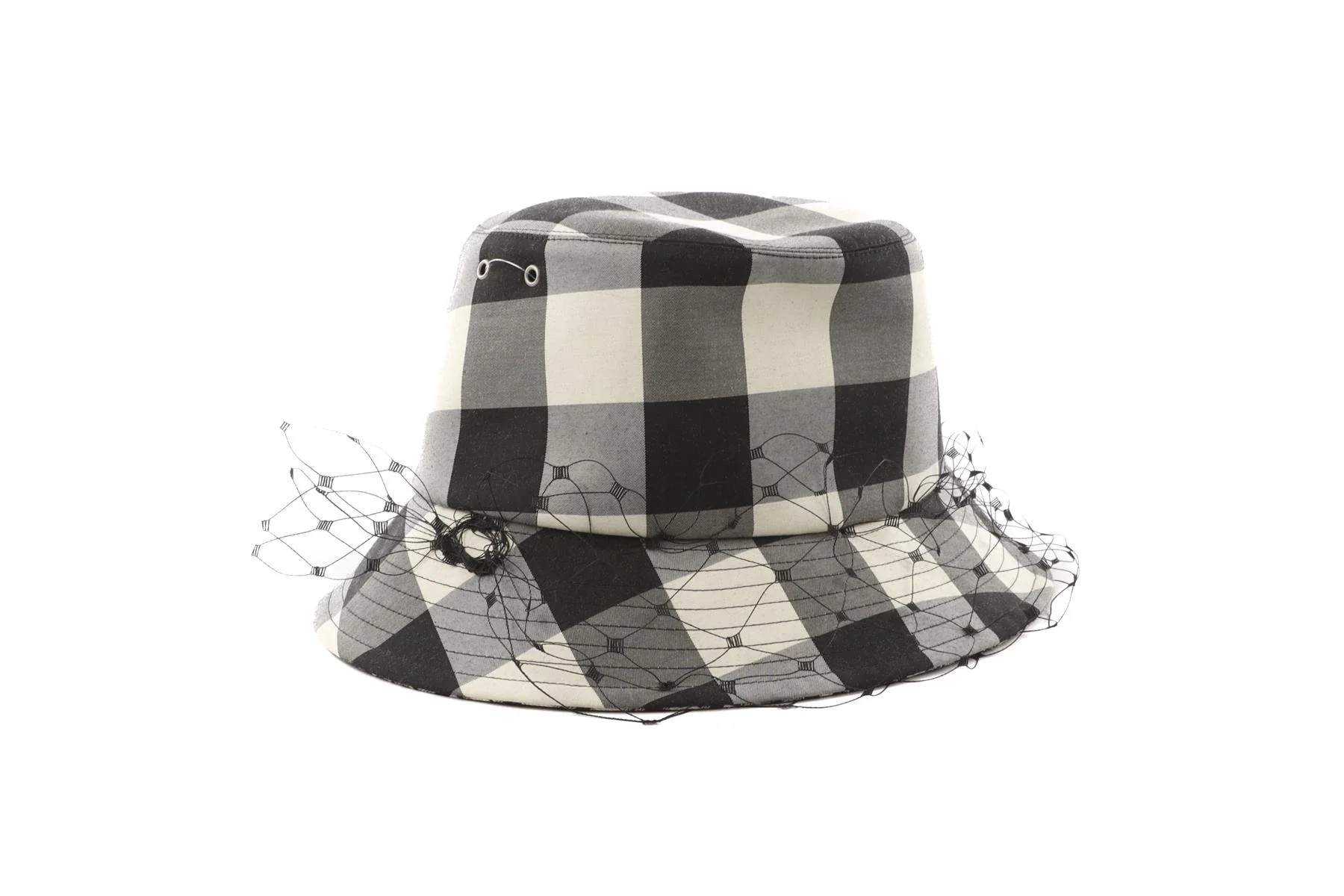 CHRISTIAN DIOR BLACK COTTON BUCKET HAT 57CM - Image 2