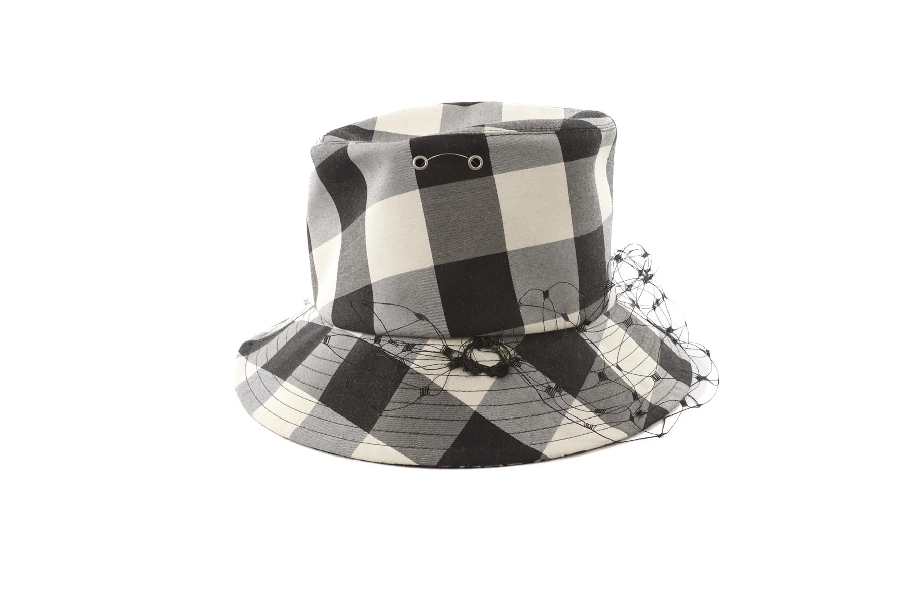CHRISTIAN DIOR BLACK COTTON BUCKET HAT 57CM - Image 6
