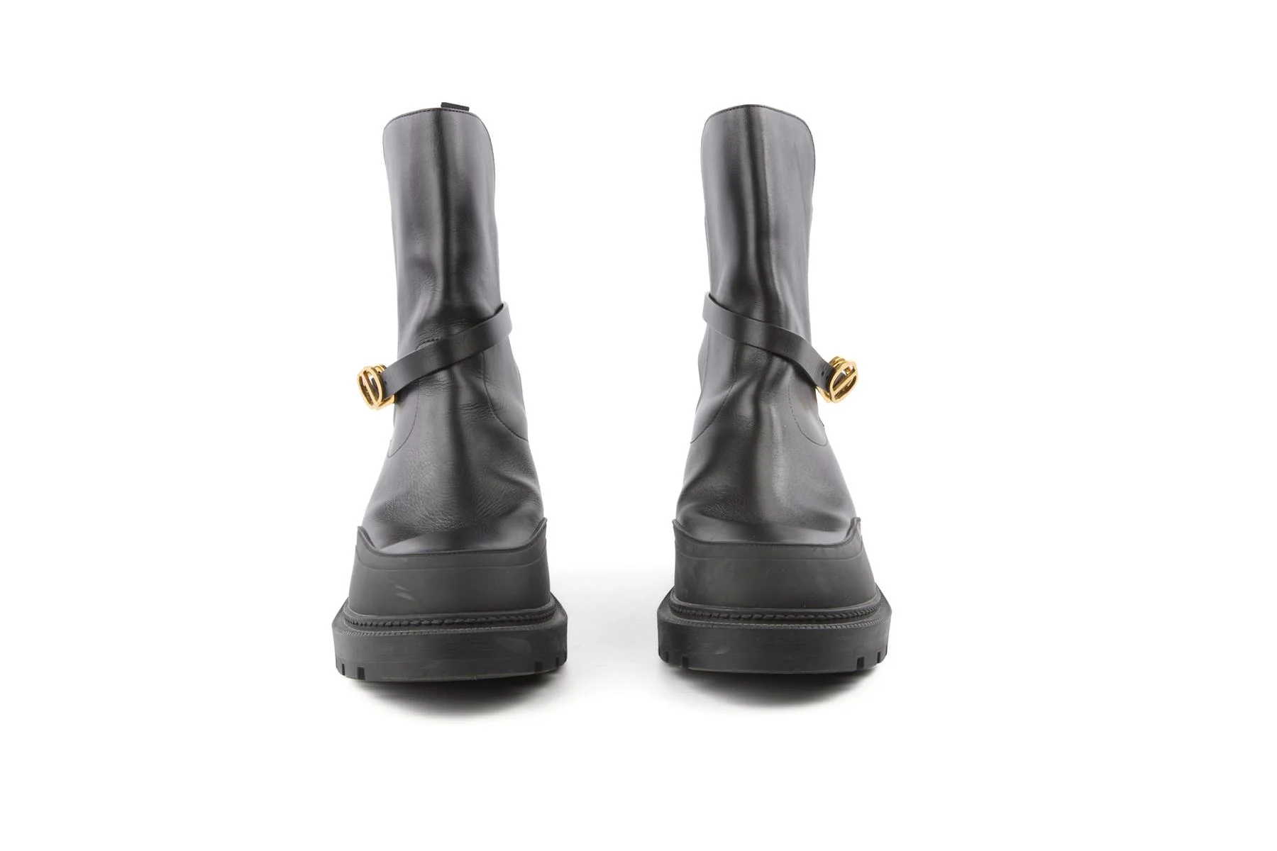 CHRISTIAN DIOR BLACK EMPREINTE LEATHER ANKLE BOOTS EU 38.5 UK 5.5 US 8.5 - Image 3