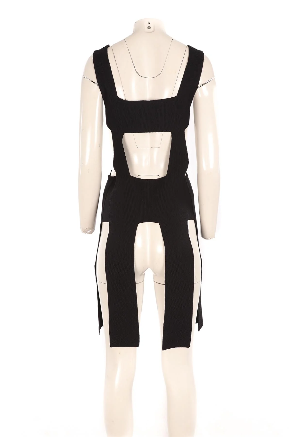CHRISTIAN DIOR BLACK KNIT TOP FR 36 UK 8 - Image 4