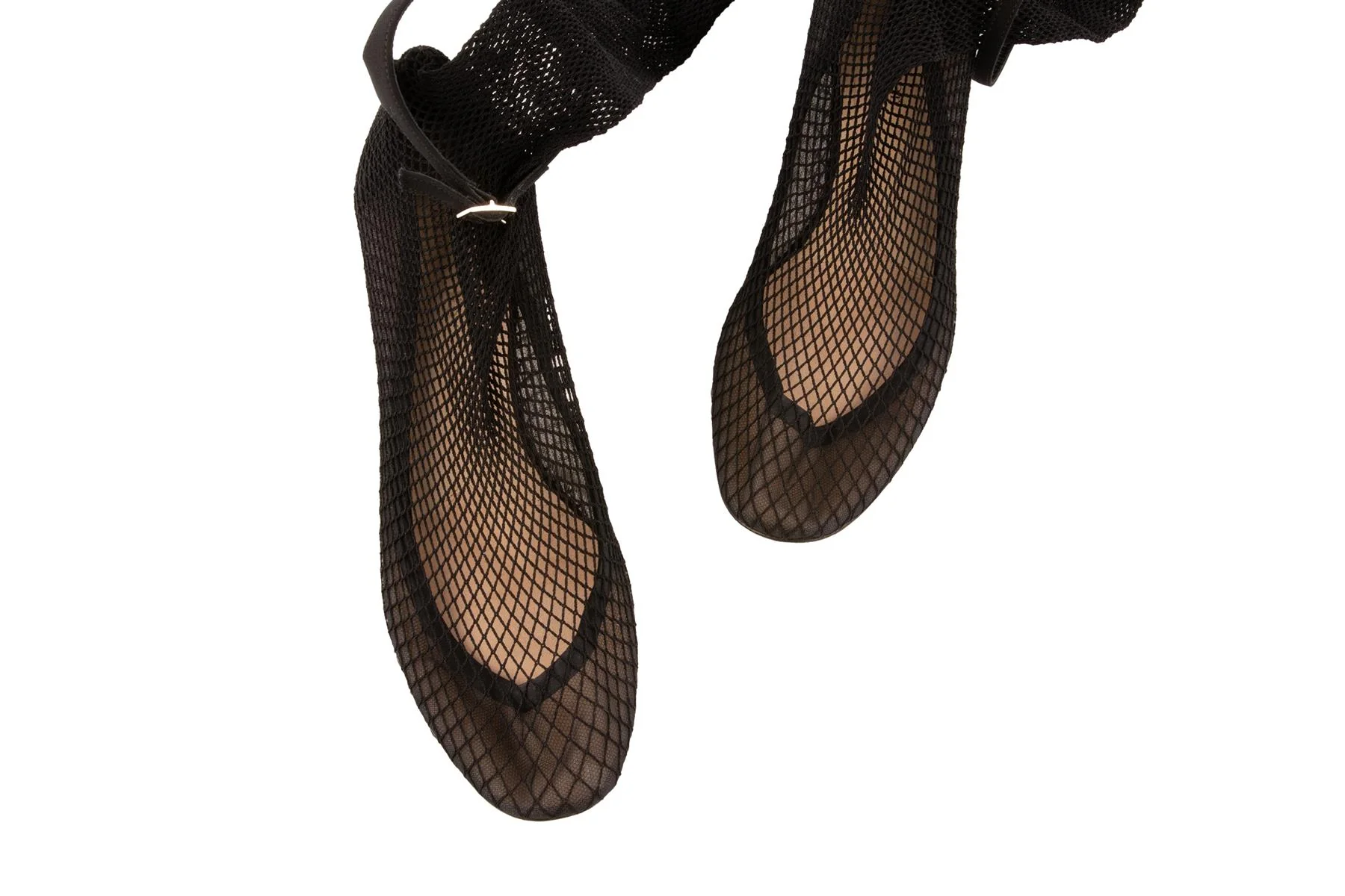 CHRISTIAN DIOR BLACK MESH KNEE HIGH BOOTS EU 39 UK 6 US 9 - Image 4