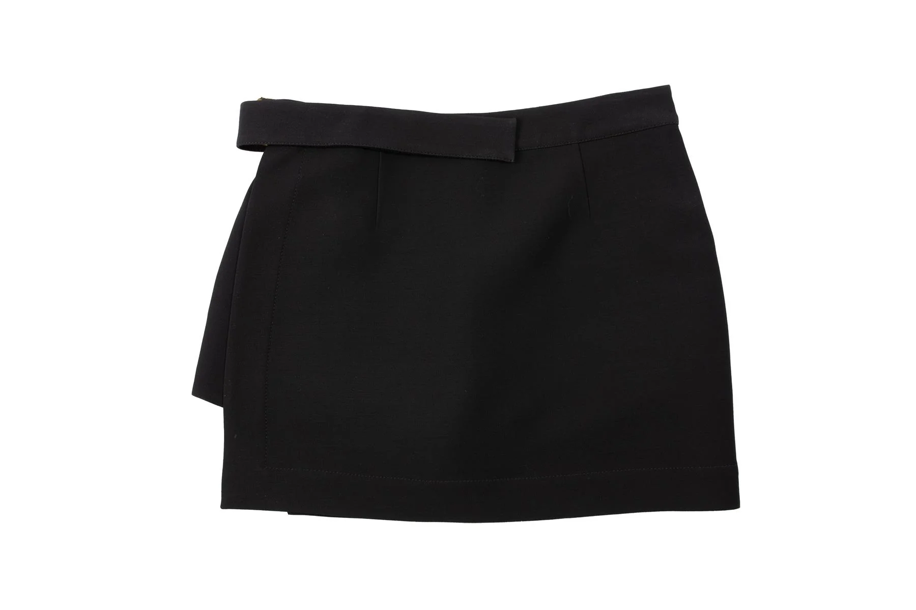CHRISTIAN DIOR BLACK MISS DIOR WOOL MINI SKORT FR 38 UK 10 - Image 4