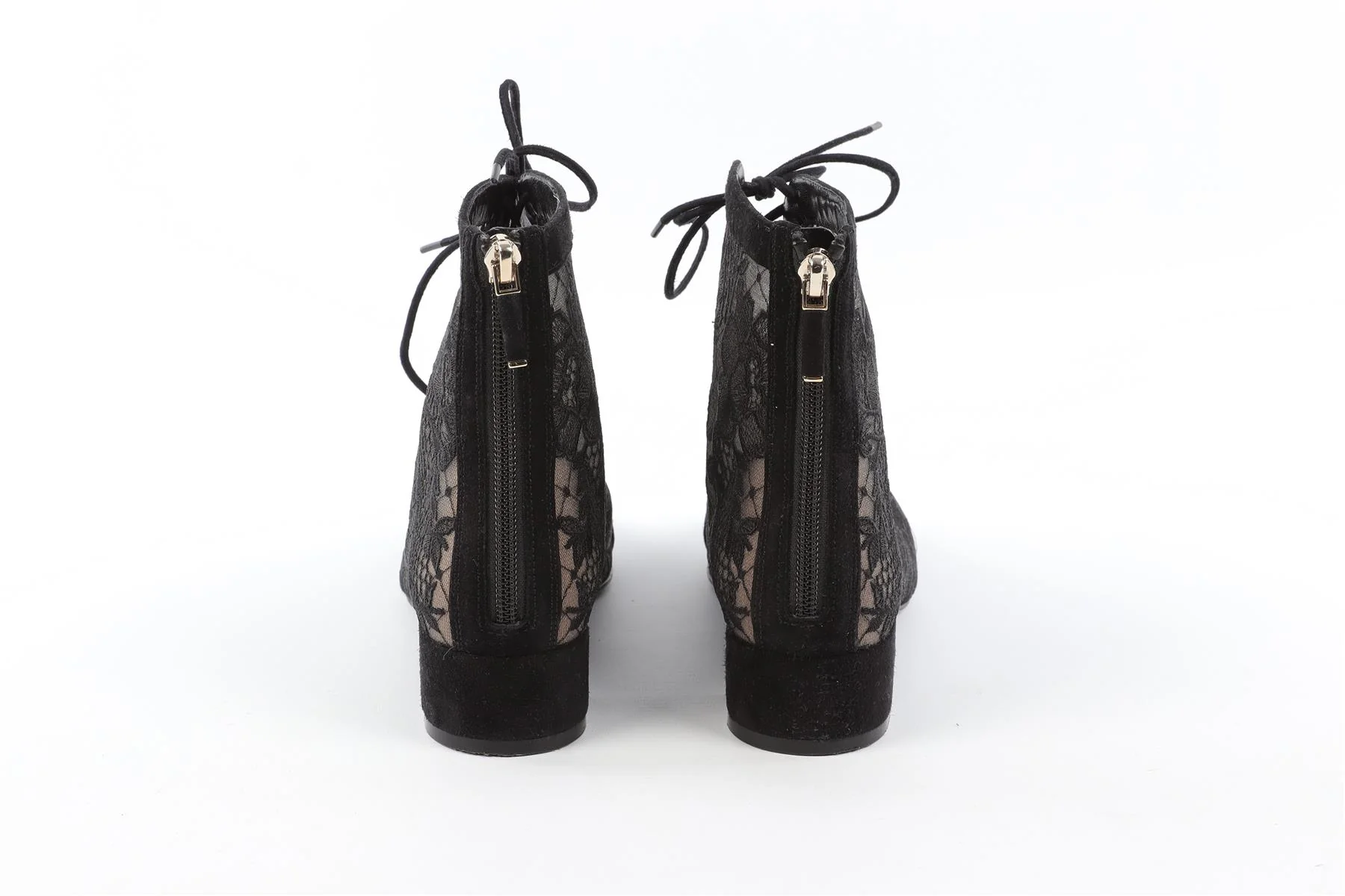 CHRISTIAN DIOR BLACK NAUGHTILY-D SUEDE ANKLE BOOTS EU 37.5 UK 4.5 US 7.5 - Image 6