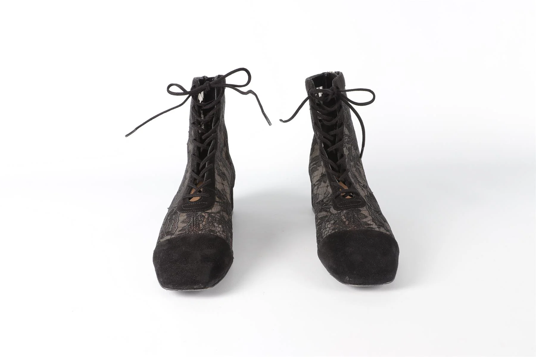 CHRISTIAN DIOR BLACK NAUGHTILY-D SUEDE ANKLE BOOTS EU 38 UK 5 US 8 - Image 3