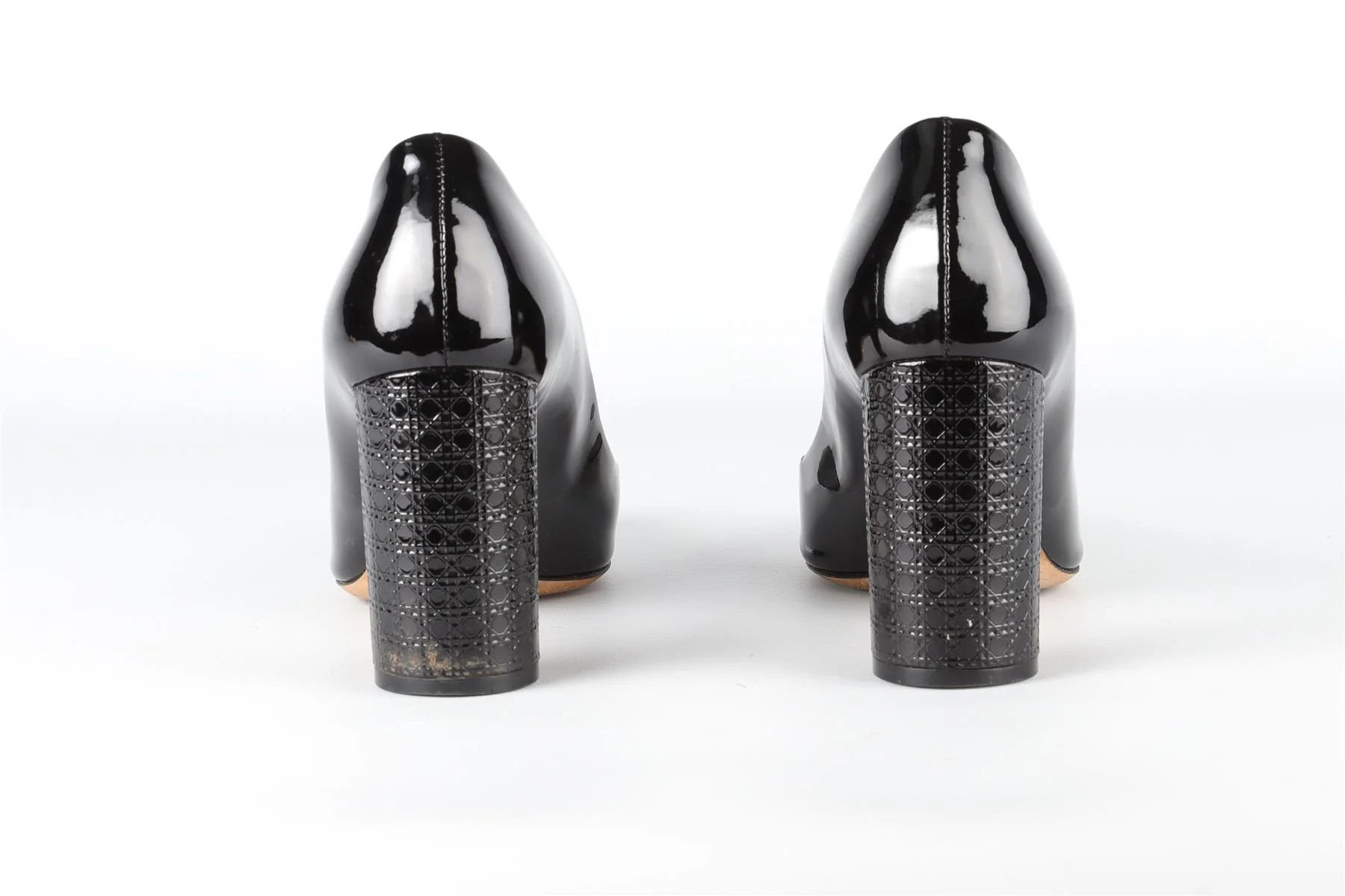 CHRISTIAN DIOR BLACK PATENT LEATHER PUMPS EU 36.5 UK 3.5 US 6.5 - Image 5