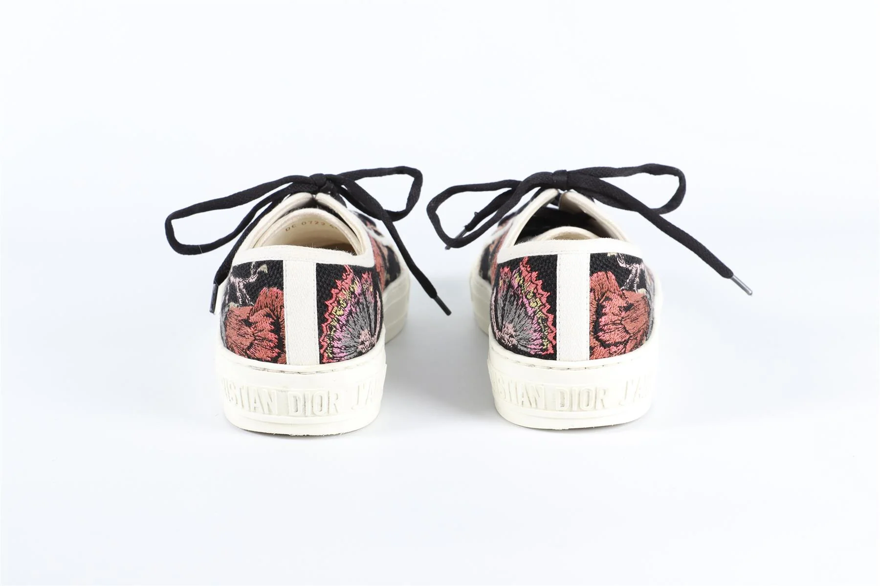 CHRISTIAN DIOR BLACK WALK'N'DIOR CANVAS SNEAKERS - Image 5