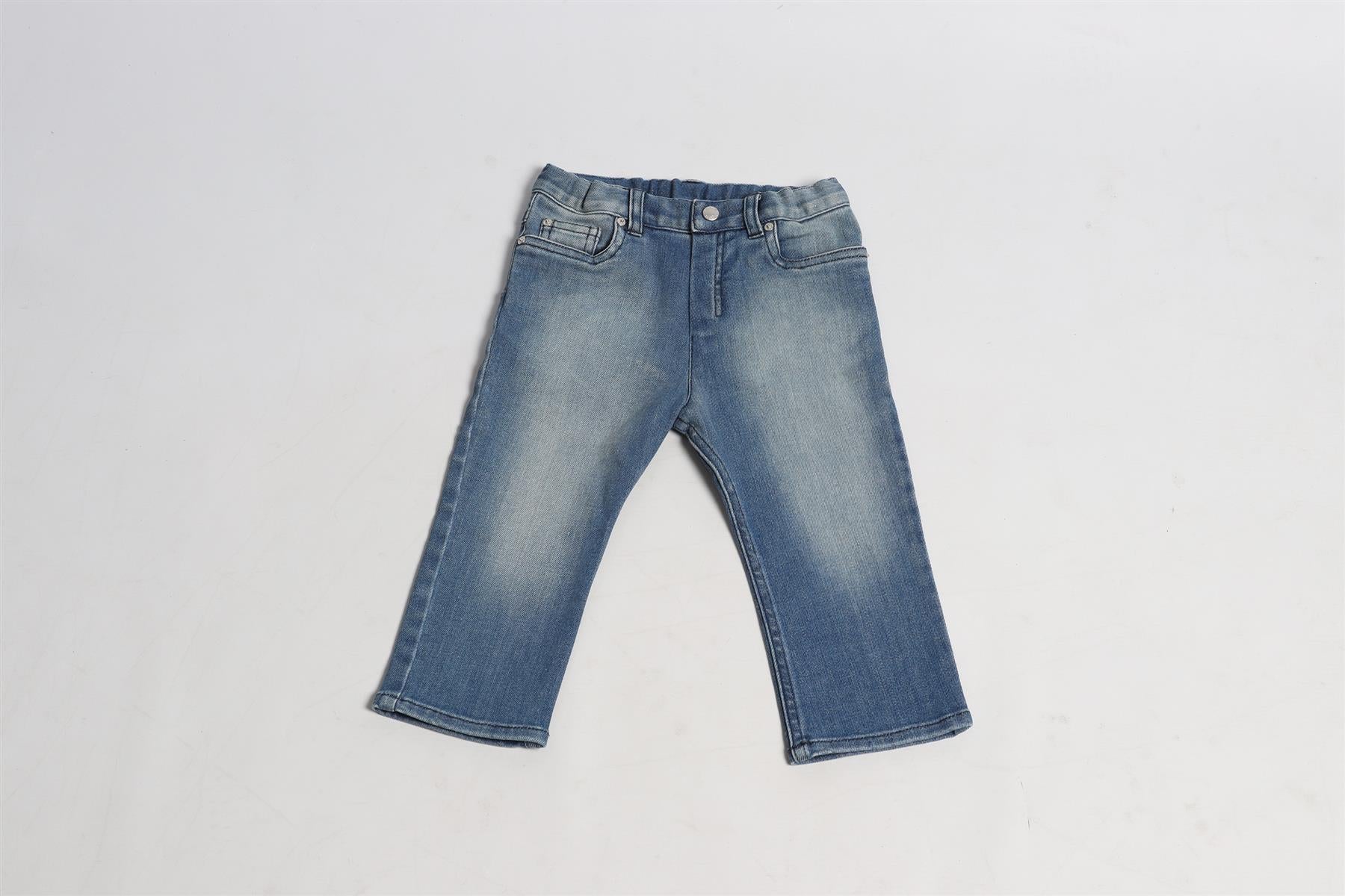 CHRISTIAN DIOR BLUE BABY GIRLS JEANS 18 MONTHS - Image 2