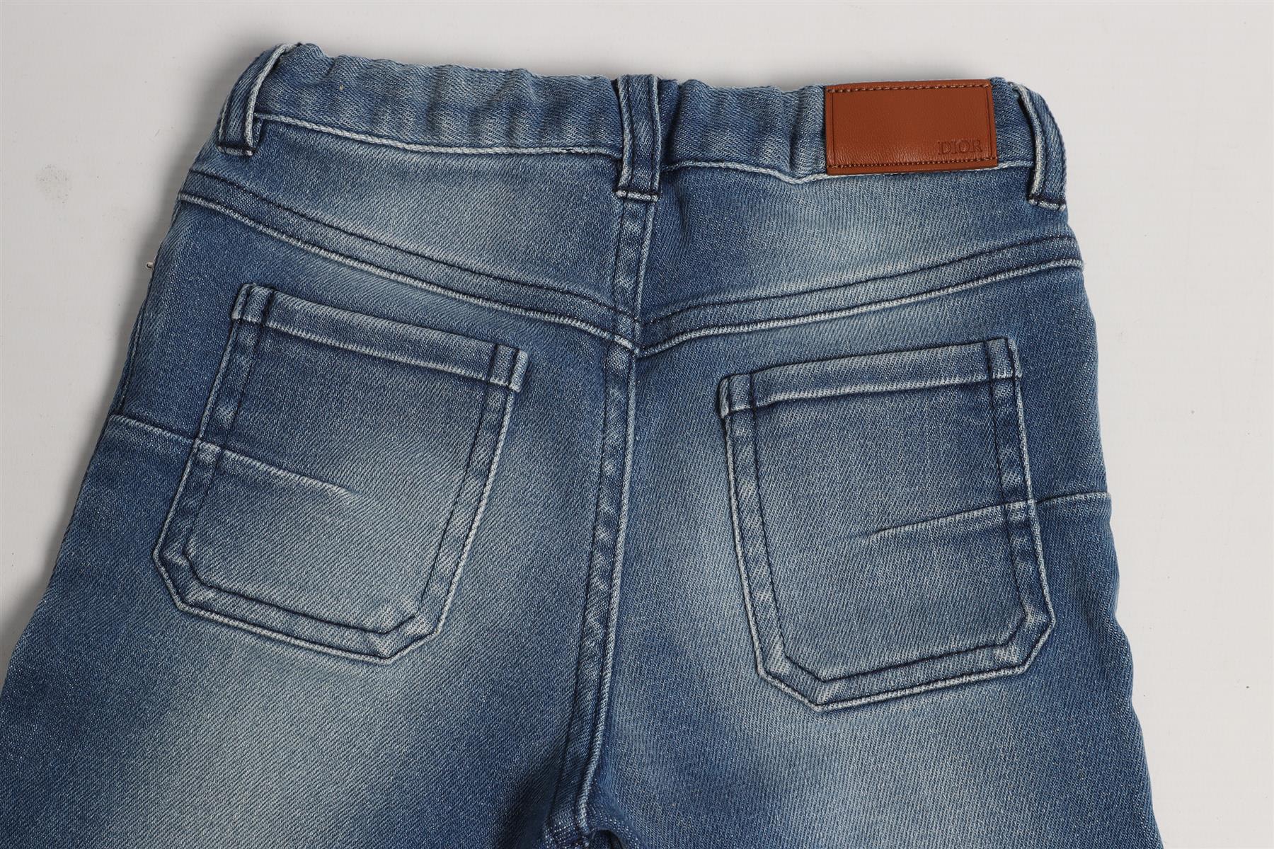 CHRISTIAN DIOR BLUE BABY GIRLS JEANS 18 MONTHS - Image 5
