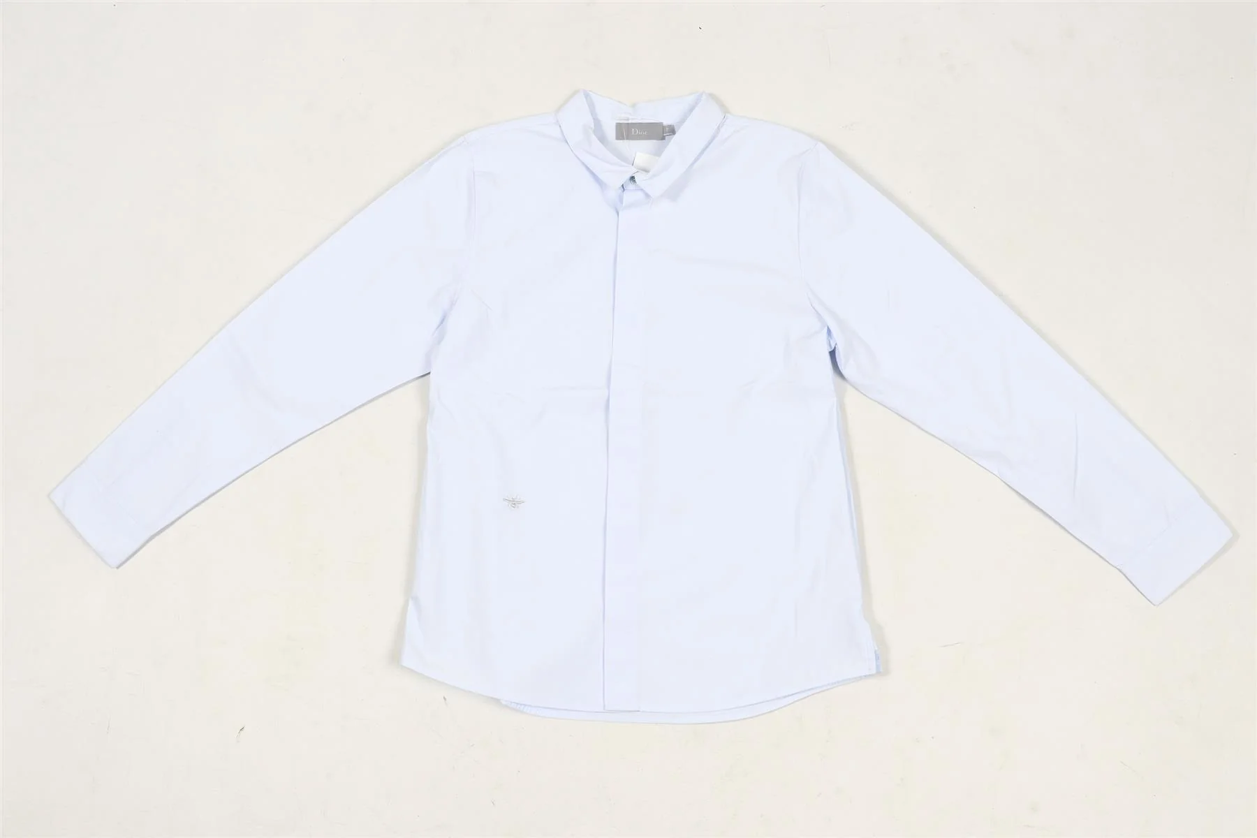 CHRISTIAN DIOR BLUE KIDS BOYS COTTON SHIRT 8 YEARS - Image 2