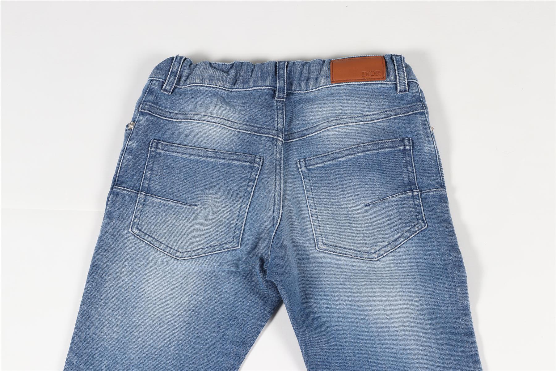 CHRISTIAN DIOR BLUE KIDS BOYS JEANS 8 YEARS - Image 5