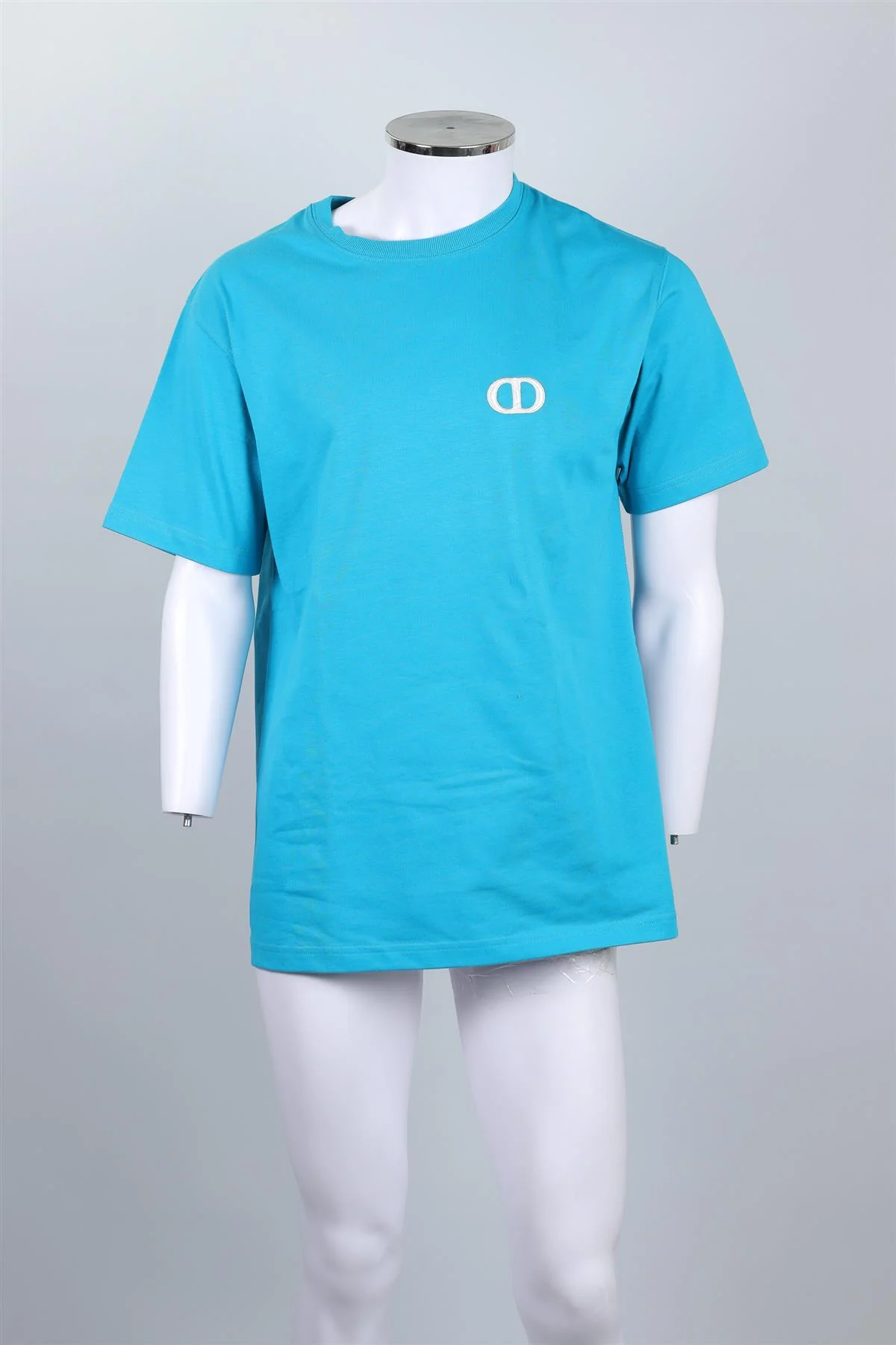 CHRISTIAN DIOR BUE MEN'S COTTON T-SHIRT MEDIUM - Image 2