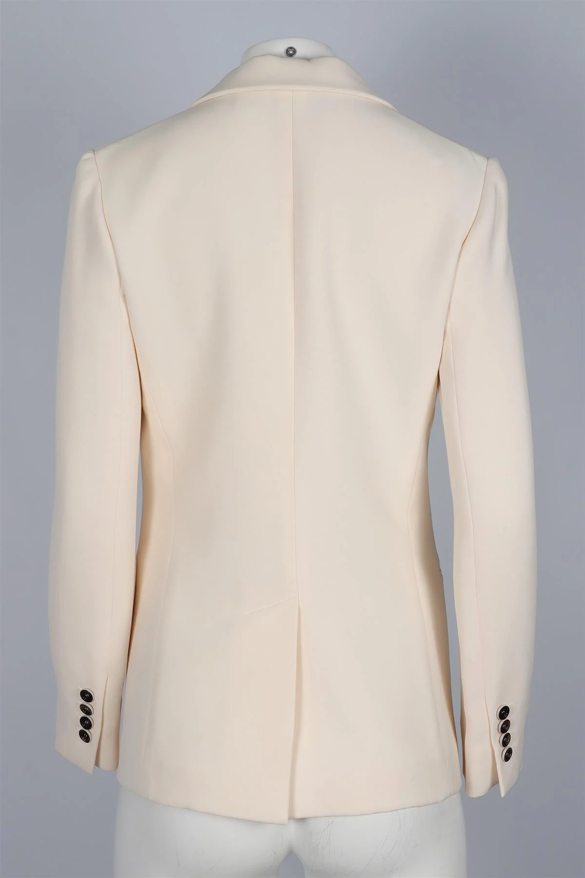 CHRISTIAN DIOR CREAM SILK BLAZER FR 38 UK 10 - Image 4