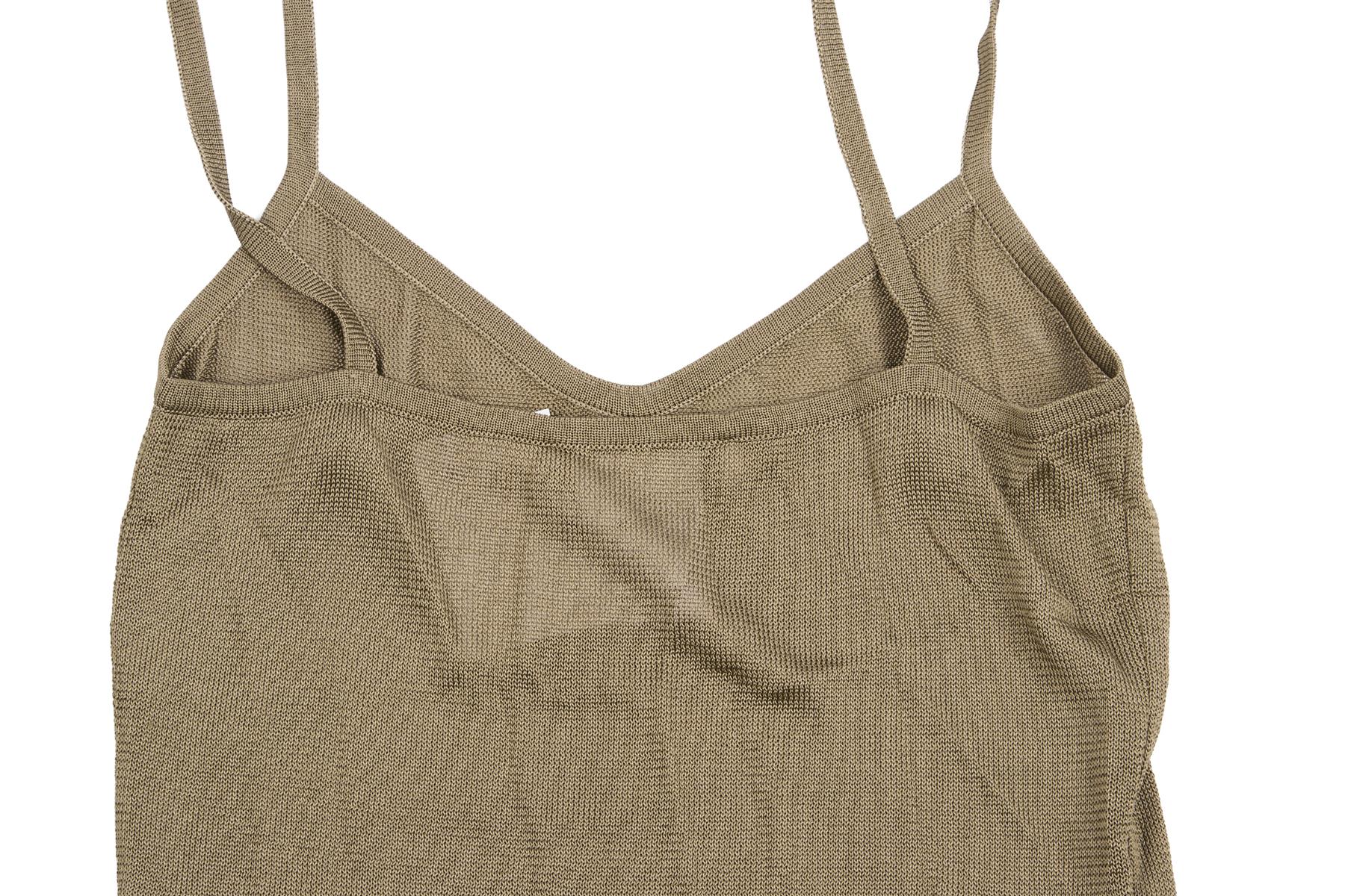 CHRISTIAN DIOR GREEN KNIT TOP FR 36 UK 8 - Image 5