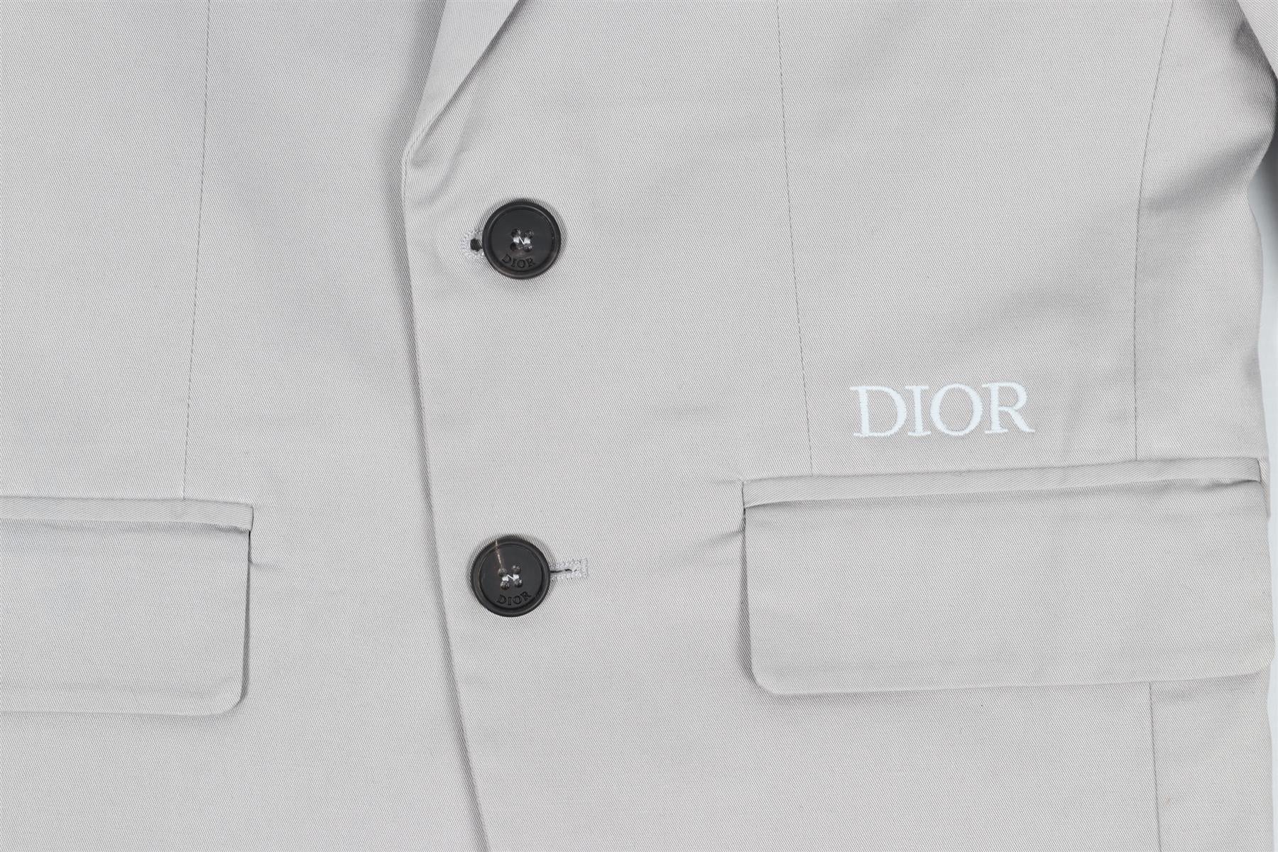 CHRISTIAN DIOR GREY KIDS BOYS COTTON BLEND SUIT 8 YEARS - Image 4