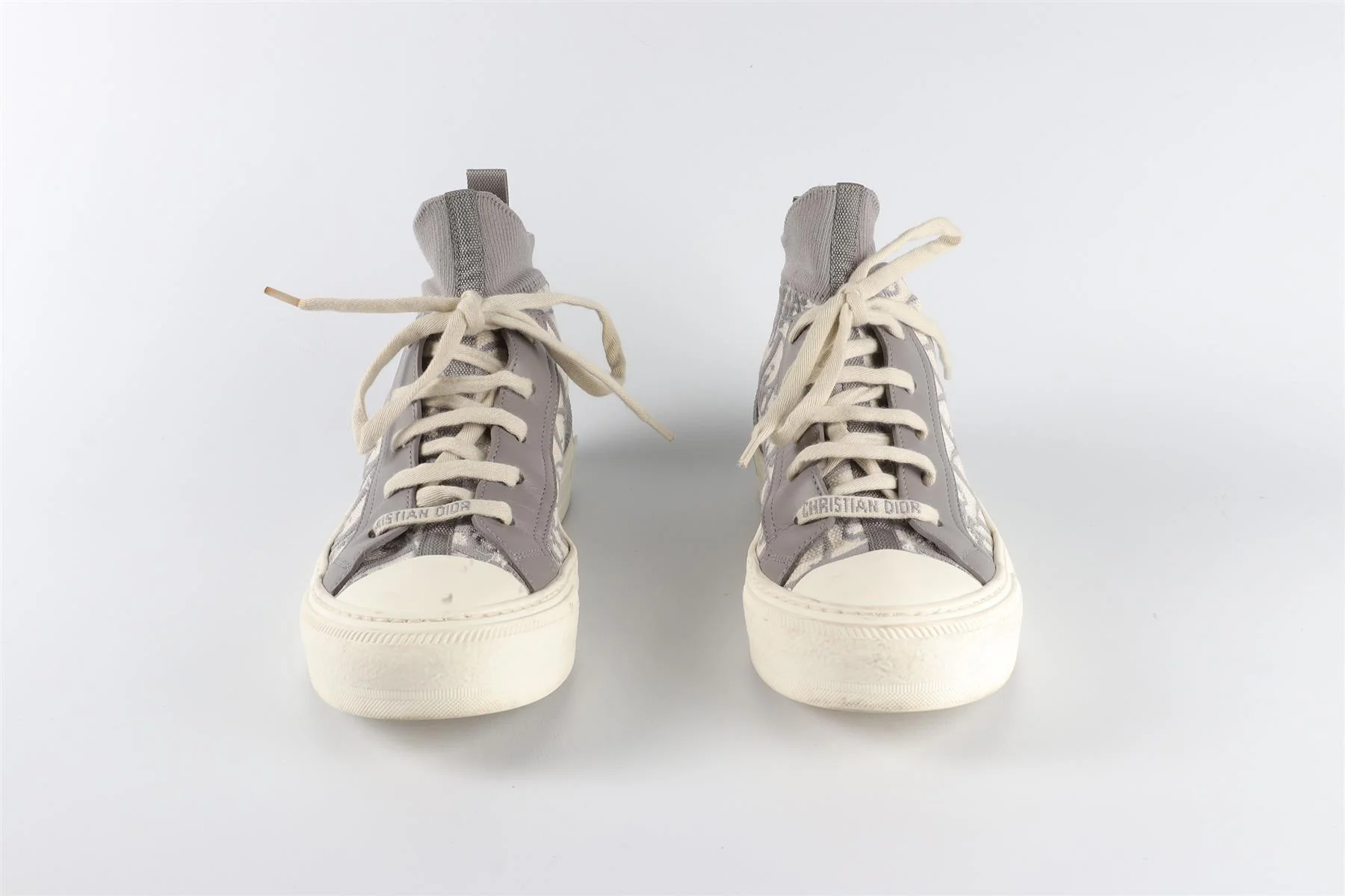 CHRISTIAN DIOR GREY WALK'N'DIOR TECHNICAL SNEAKERS EU 36.5 UK 3.5 US 6.5 - Image 3