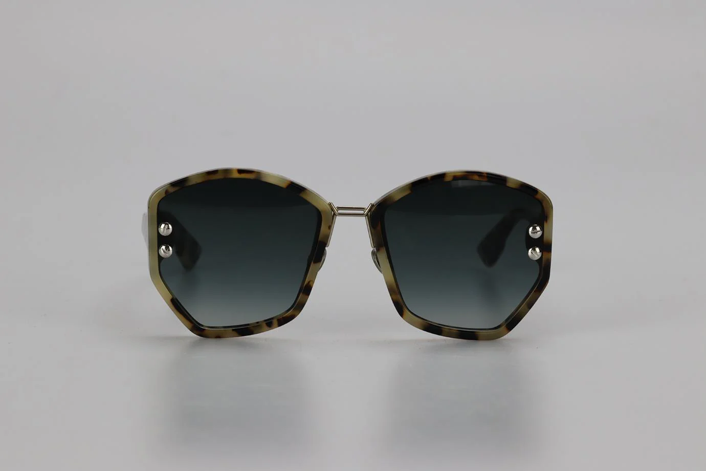 CHRISTIAN DIOR HEXAGON FRAME TORTOISESHELL ACETATE SUNGLASSES - Image 3