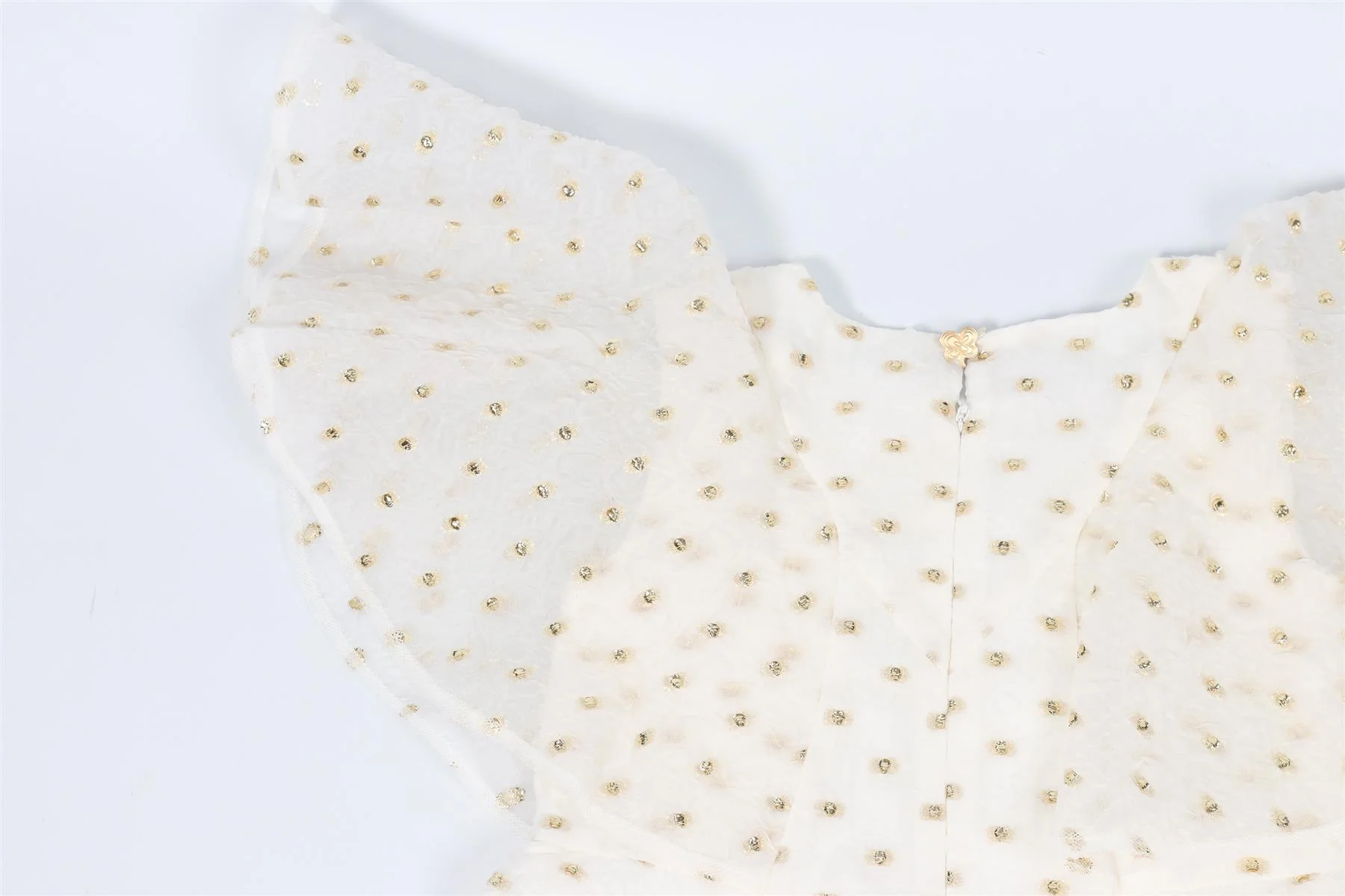 CHRISTIAN DIOR IVORY KIDS GIRLS SILK DRESS 5 YEARS - Image 6