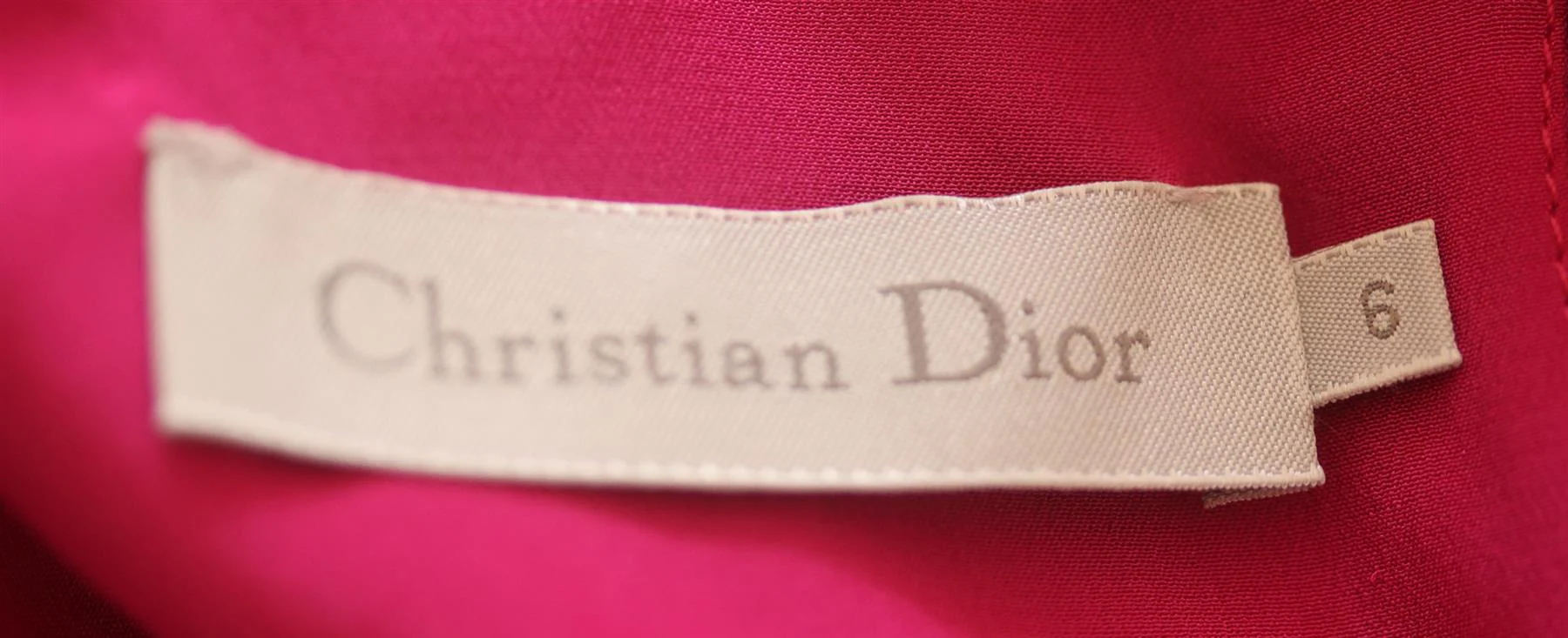 CHRISTIAN DIOR KIDS GIRLS METALLIC SILK CHIFFON DRESS 6 YEARS - Image 4