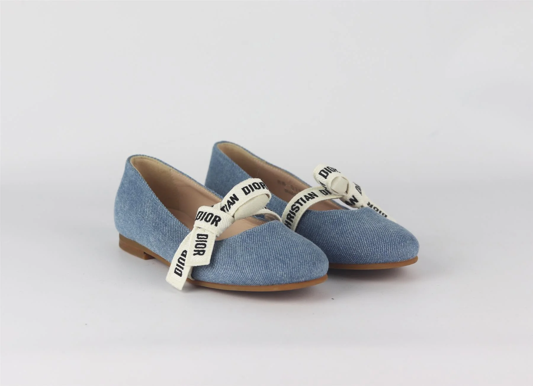 CHRISTIAN DIOR KIDS GIRLS MISS B DENIM SHOES EU 30 UK 12 - Image 2