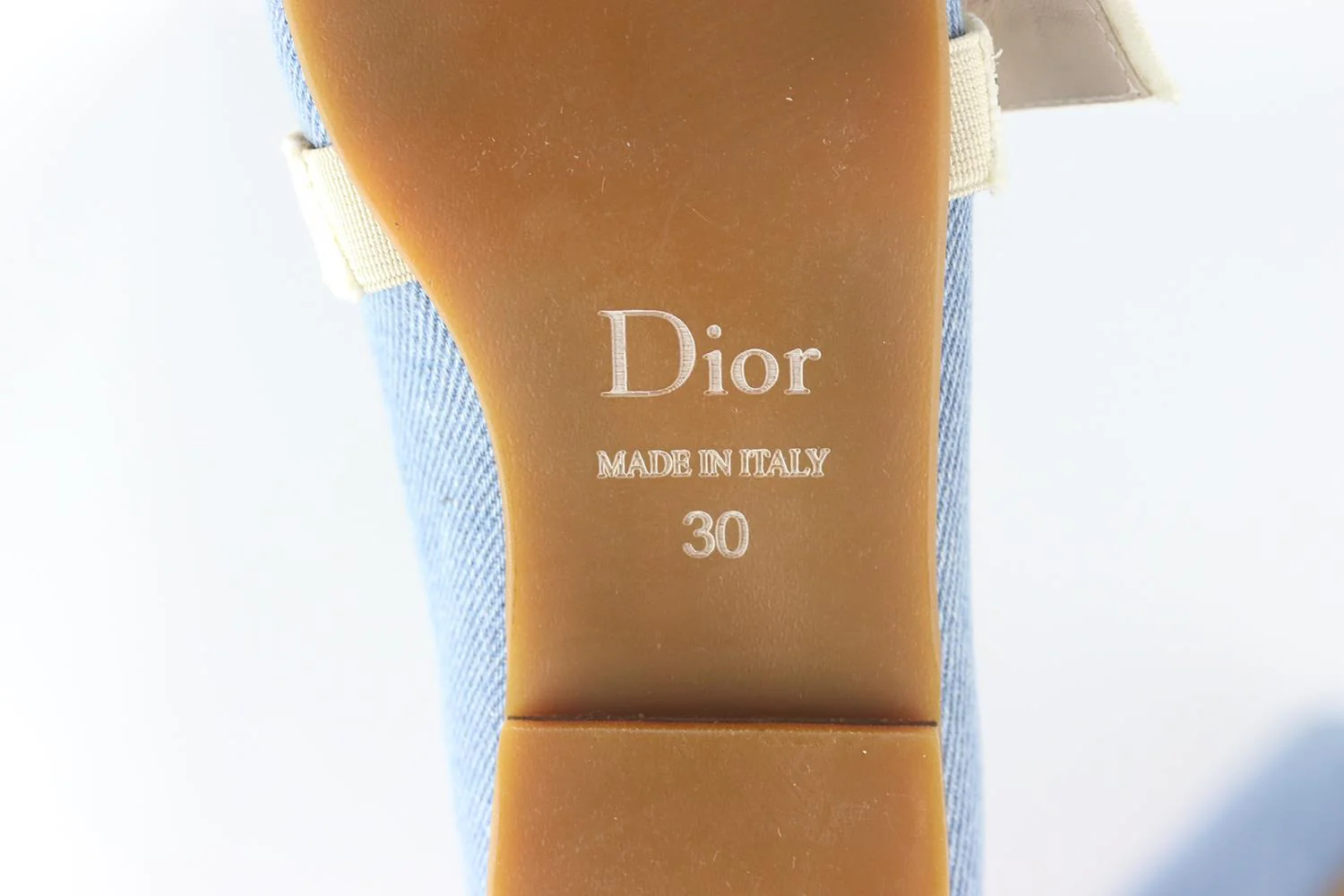 CHRISTIAN DIOR KIDS GIRLS MISS B DENIM SHOES EU 30 UK 12 - Image 6