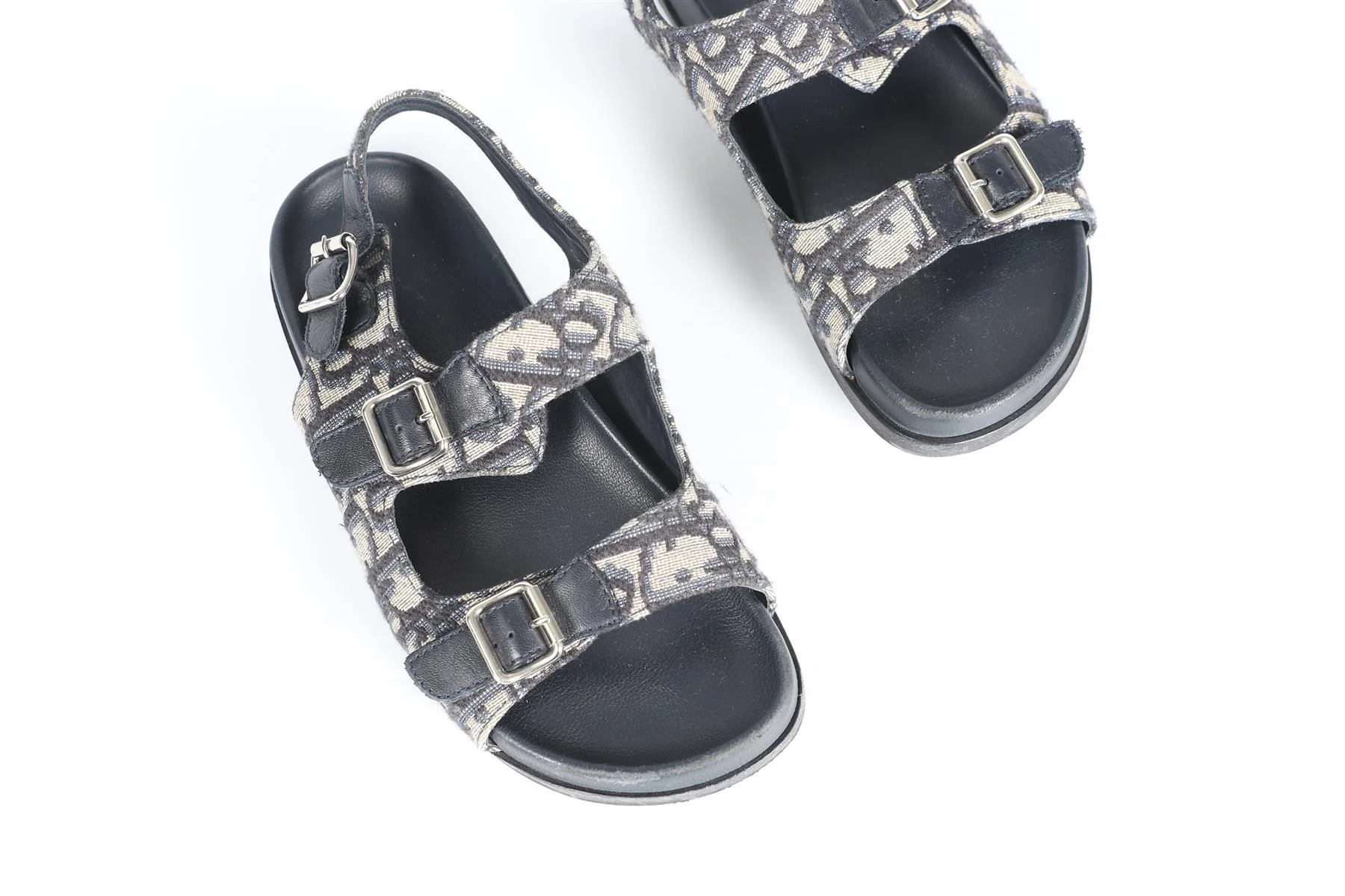 CHRISTIAN DIOR NAVY KIDS BOYS LEATHER SANDALS EU 32 - Image 5