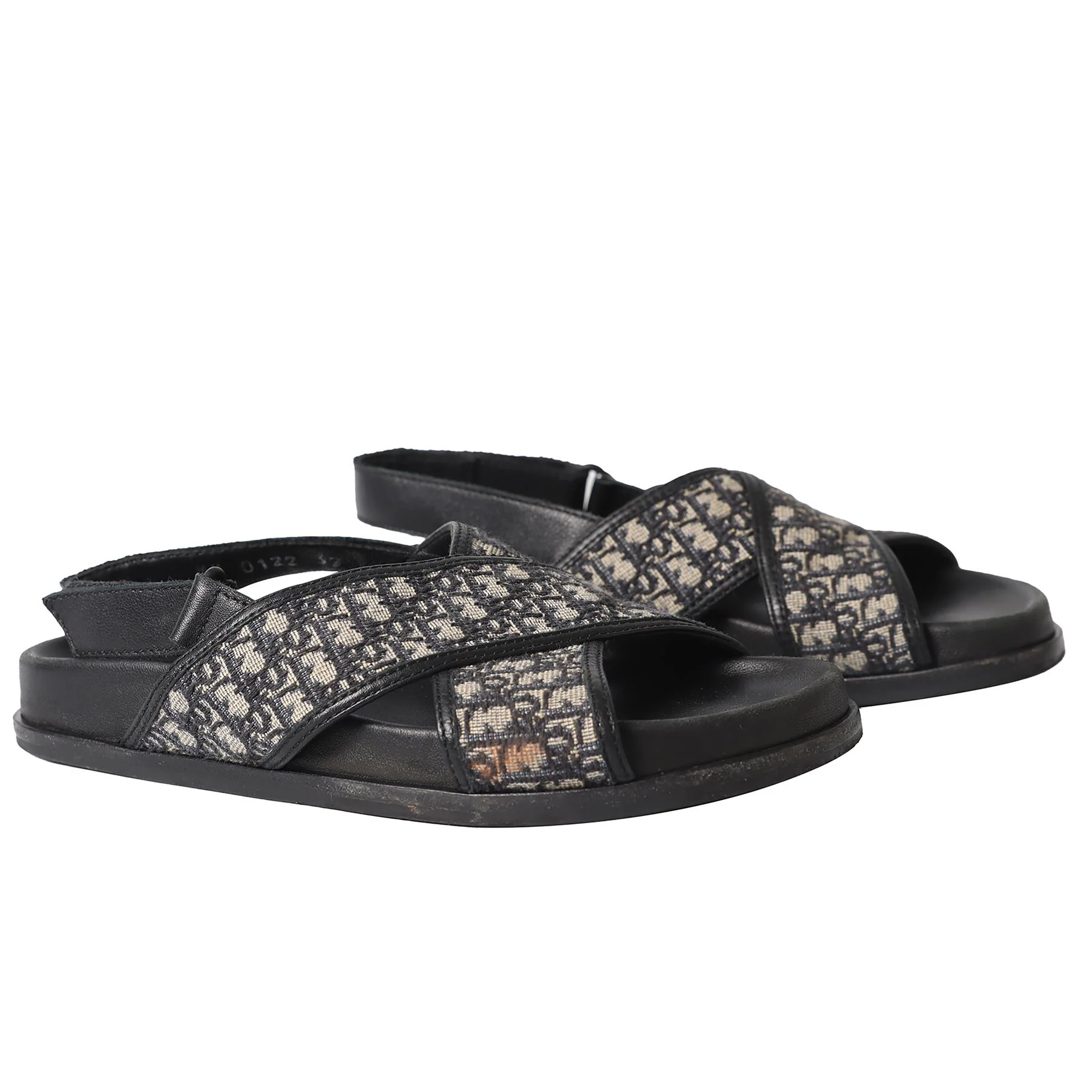 CHRISTIAN DIOR NAVY KIDS BOYS LEATHER SANDALS EU 32 - Image 8