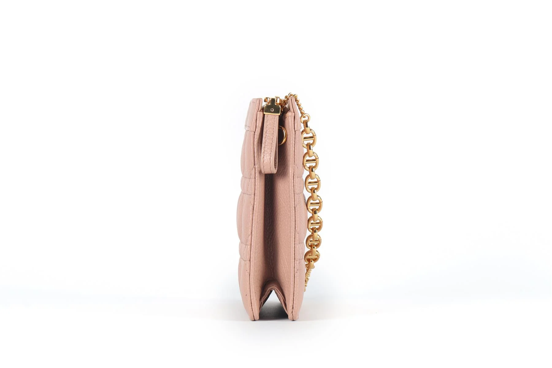 CHRISTIAN DIOR NUDE 2022 CARO CANNAGE LEATHER SHOULDER BAG - Image 5