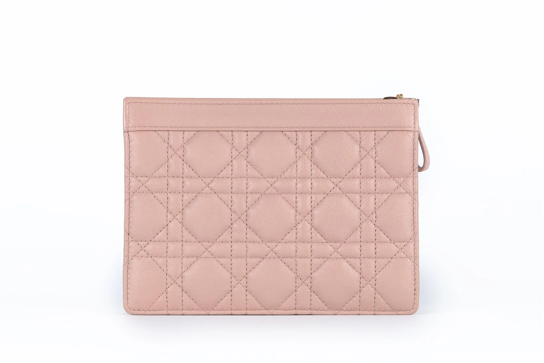 CHRISTIAN DIOR NUDE 2022 CARO CANNAGE LEATHER SHOULDER BAG - Image 7