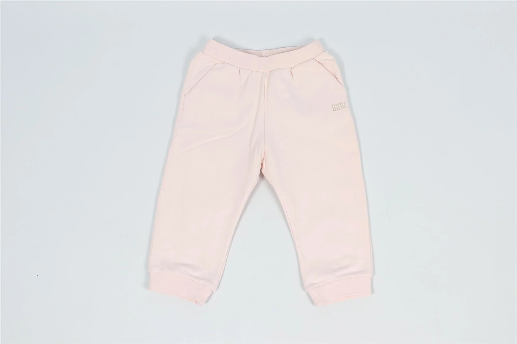 CHRISTIAN DIOR PINK BABY GIRLS COTTON PANTS 18 MONTHS - Image 2