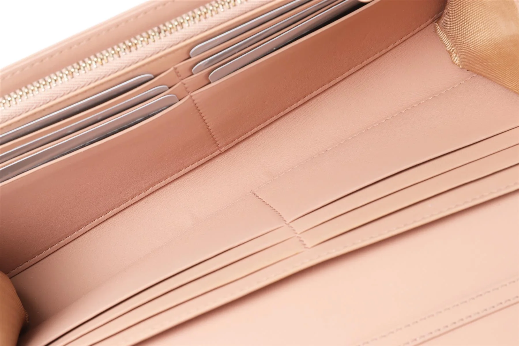 CHRISTIAN DIOR PINK DIORAMA CROISIERE LEATHER WALLET ON CHAIN - Image 11