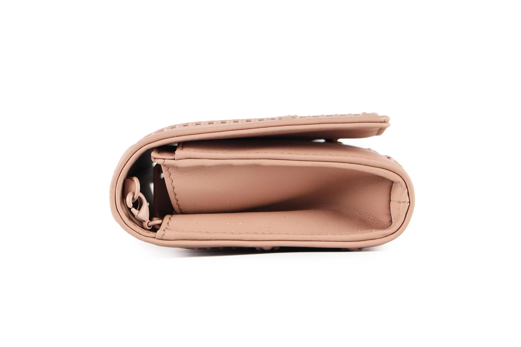 CHRISTIAN DIOR PINK DIORAMA CROISIERE LEATHER WALLET ON CHAIN - Image 6