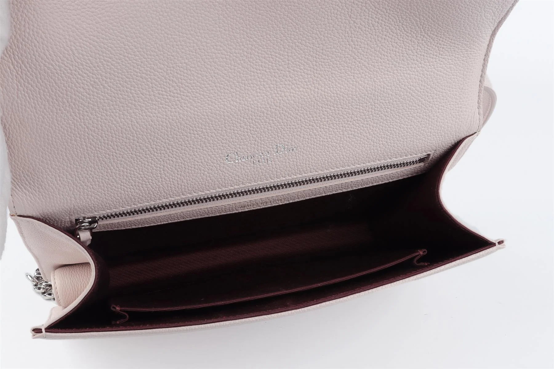 CHRISTIAN DIOR PINK DIORAMA MEDIUM LEATHER SHOULDER BAG - Image 11