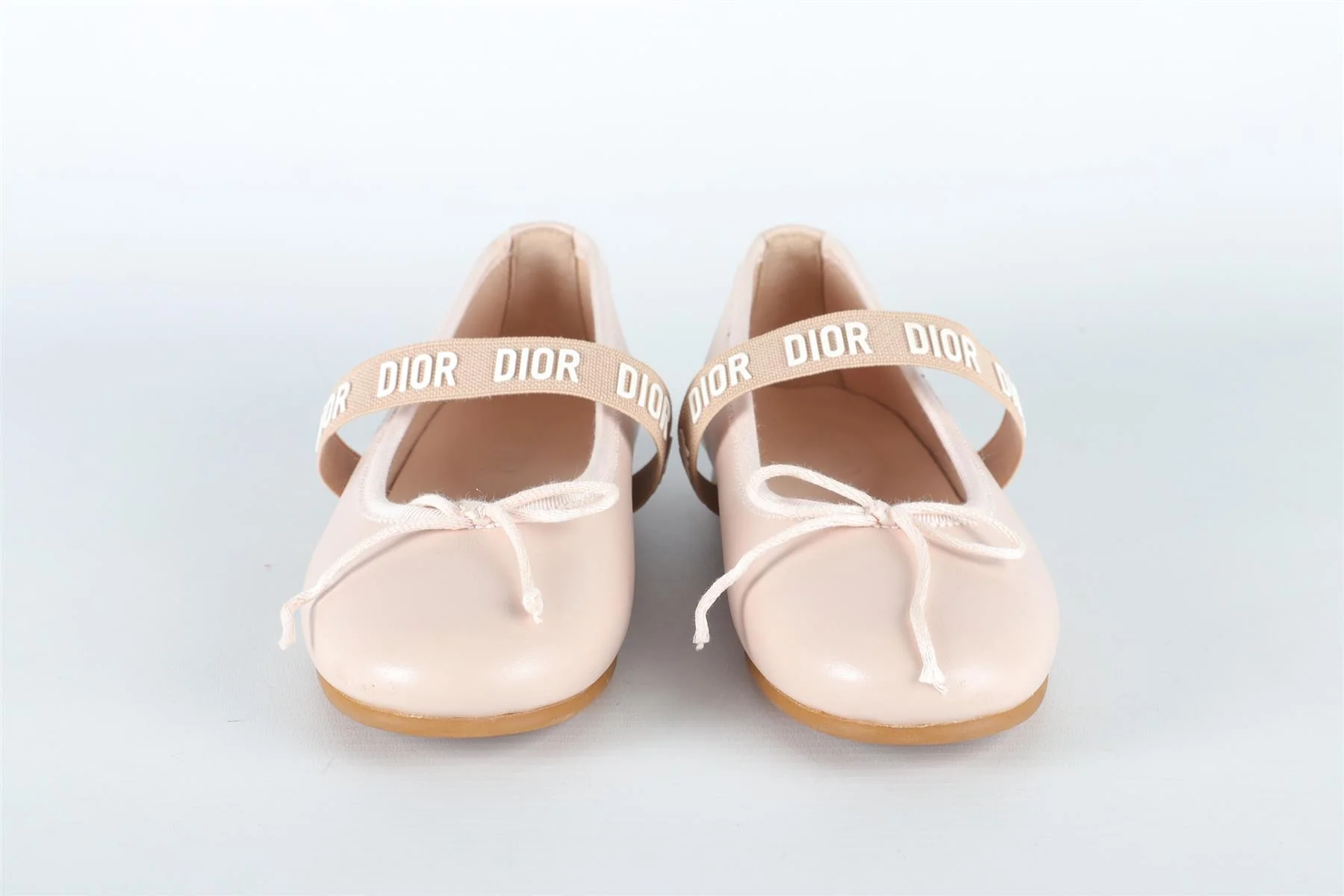 CHRISTIAN DIOR PINK KIDS GIRLS BALLET FLATS EU 27 UK 9 US 10 - Image 3