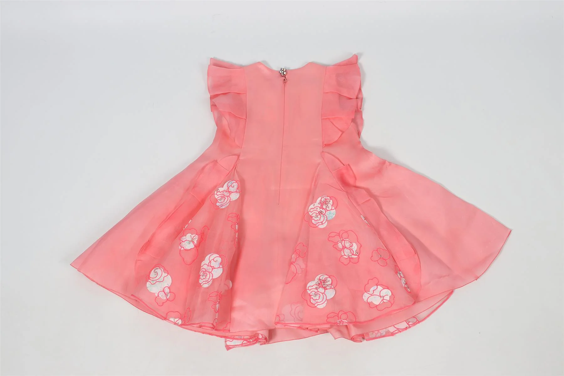 CHRISTIAN DIOR PINK KIDS GIRLS SILK DRESS 4 YEARS - Image 4